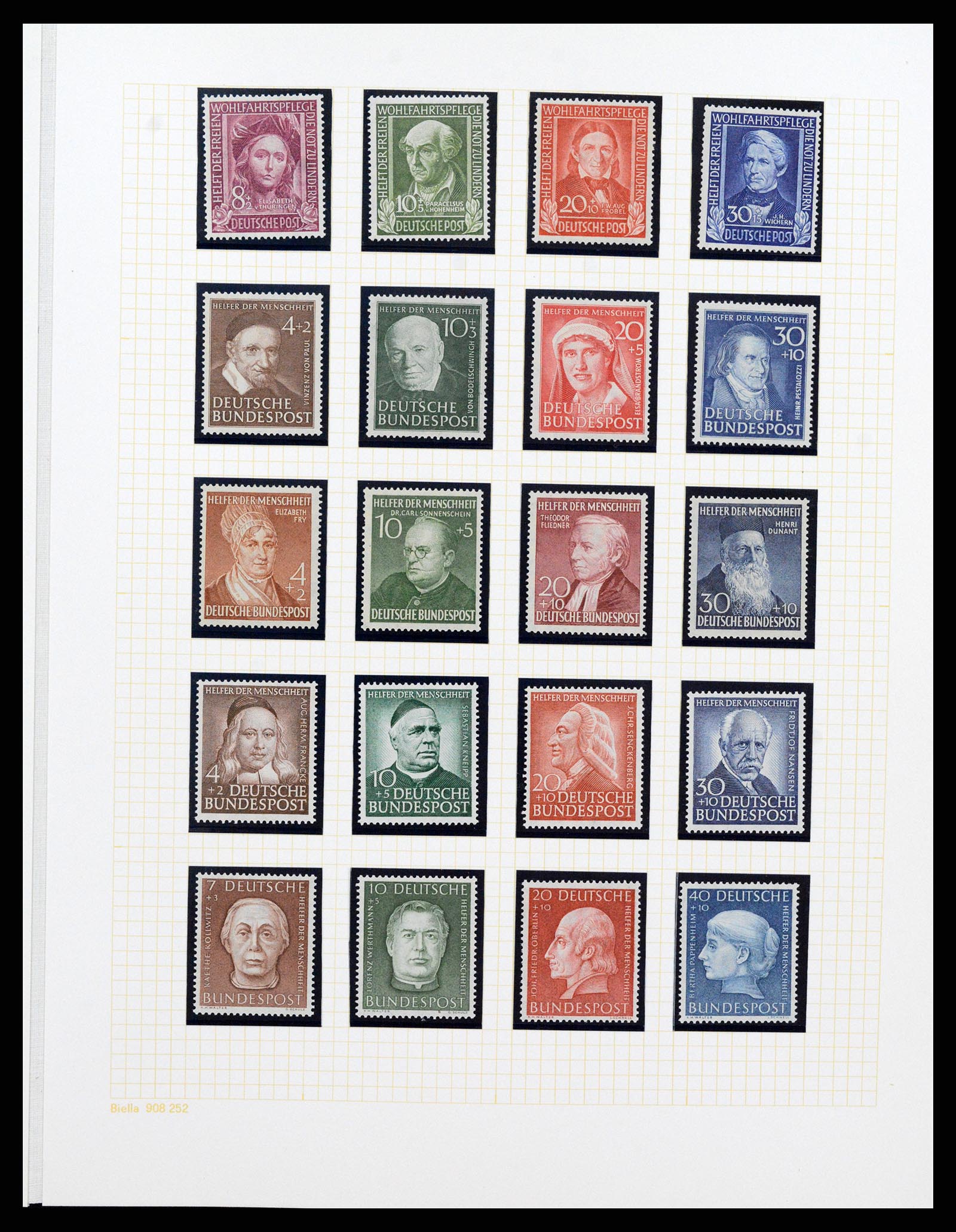 36771 070 - Postzegelverzameling 36771 Duitsland 1945-1970.