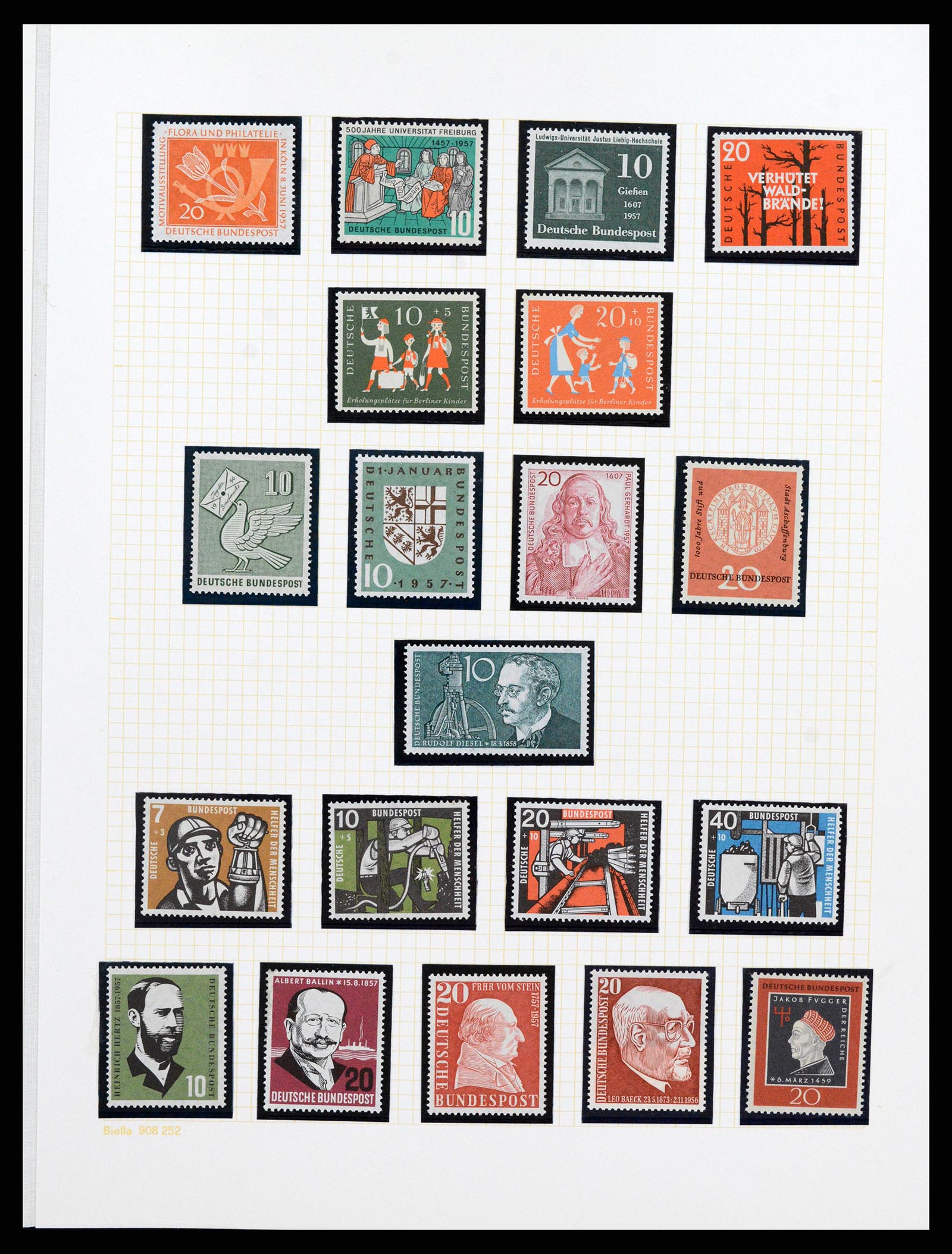 36771 073 - Postzegelverzameling 36771 Duitsland 1945-1970.