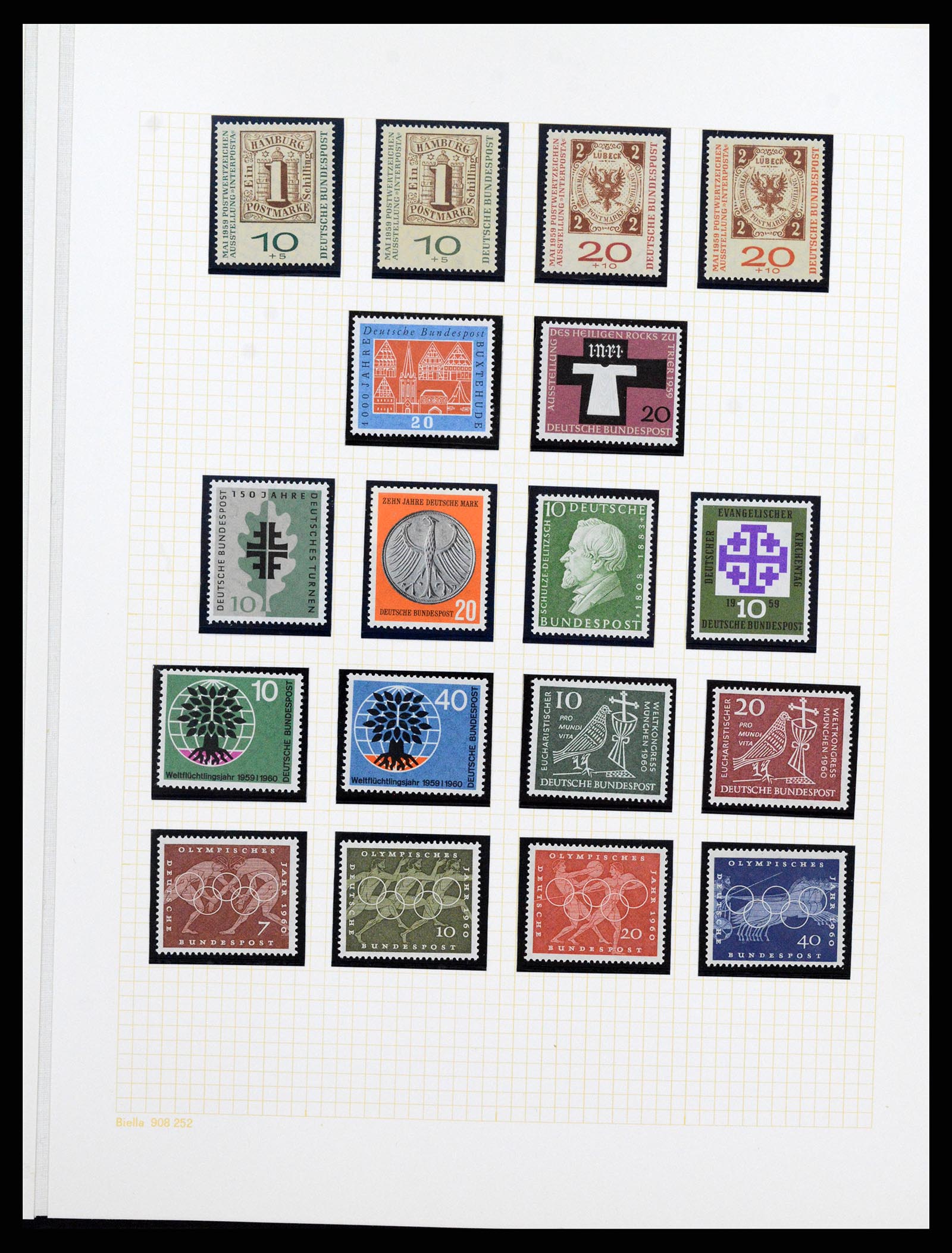 36771 079 - Postzegelverzameling 36771 Duitsland 1945-1970.