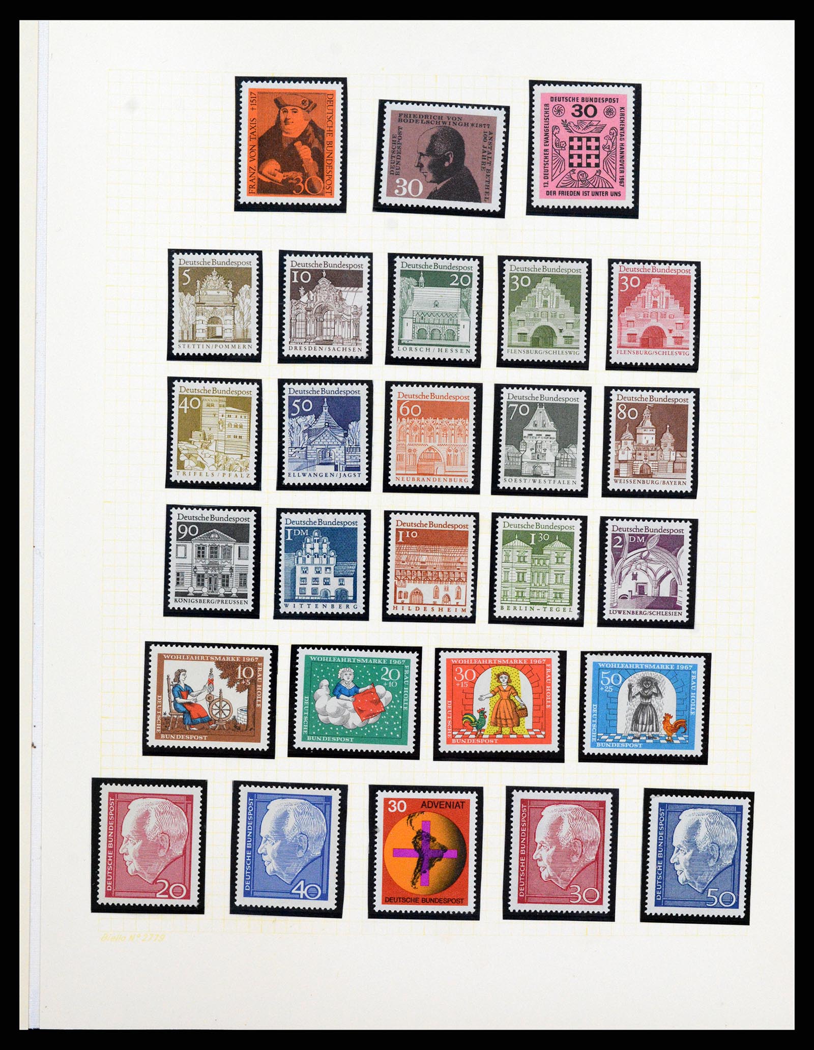 36771 086 - Postzegelverzameling 36771 Duitsland 1945-1970.