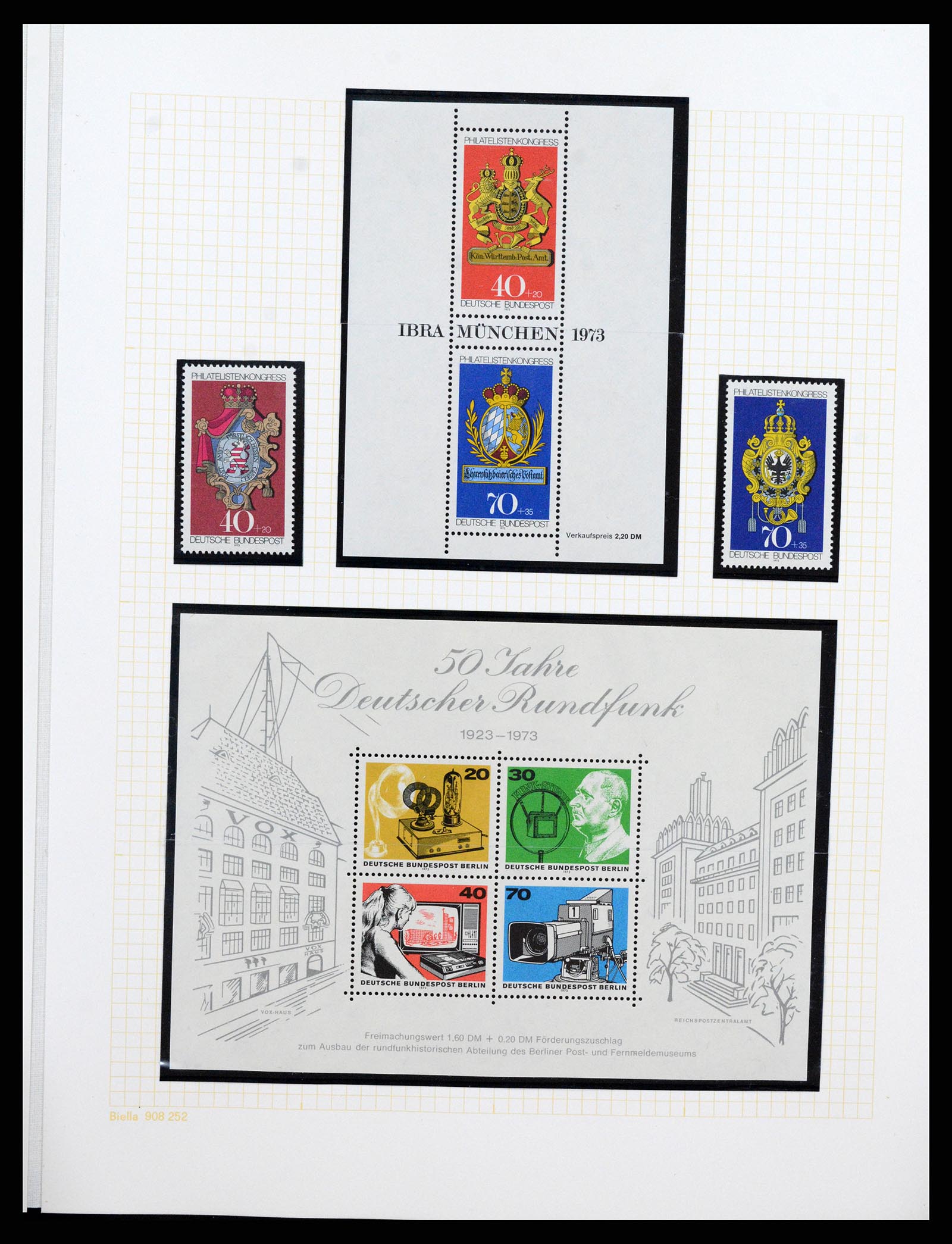 36771 100 - Postzegelverzameling 36771 Duitsland 1945-1970.