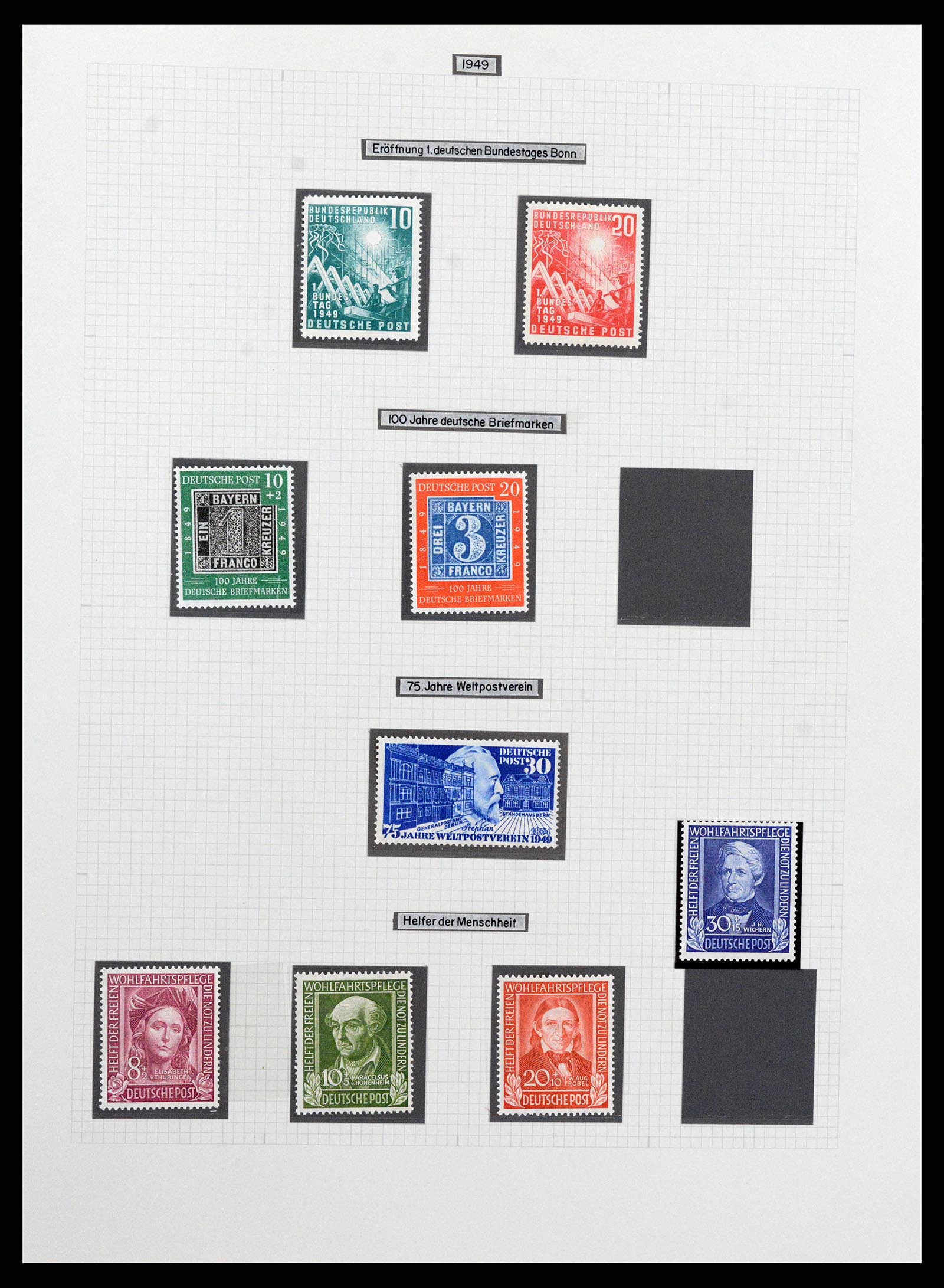 36771 113 - Postzegelverzameling 36771 Duitsland 1945-1970.