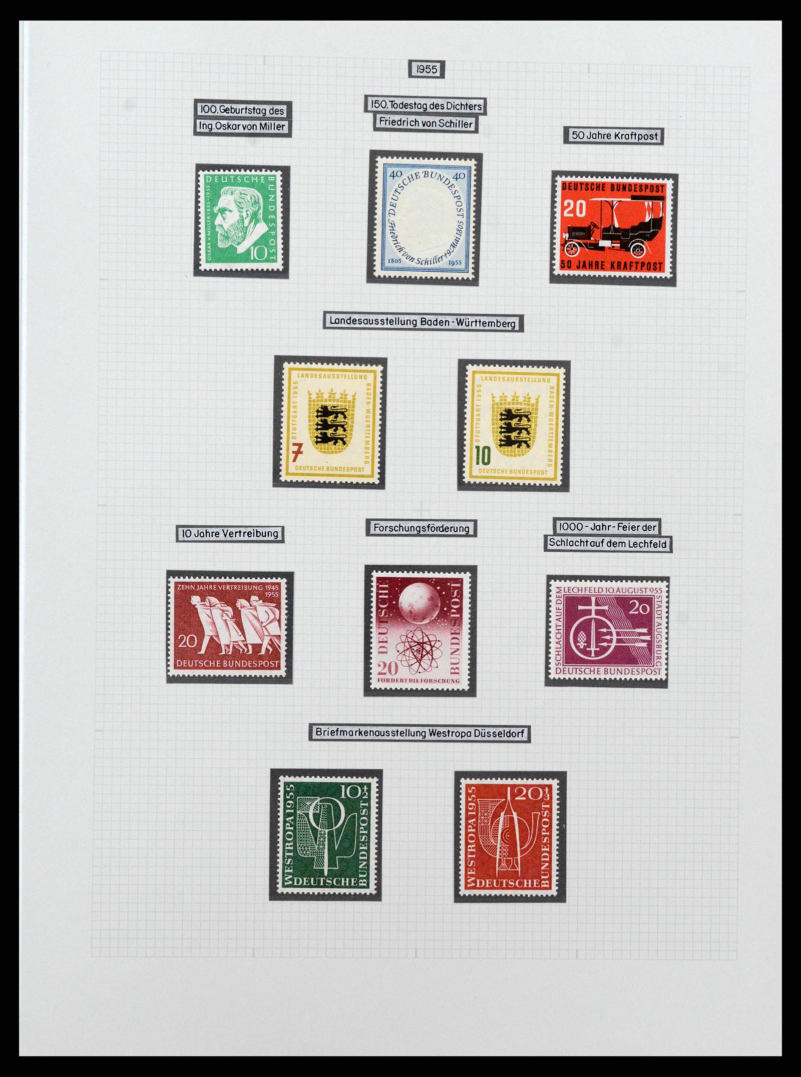 36771 121 - Postzegelverzameling 36771 Duitsland 1945-1970.