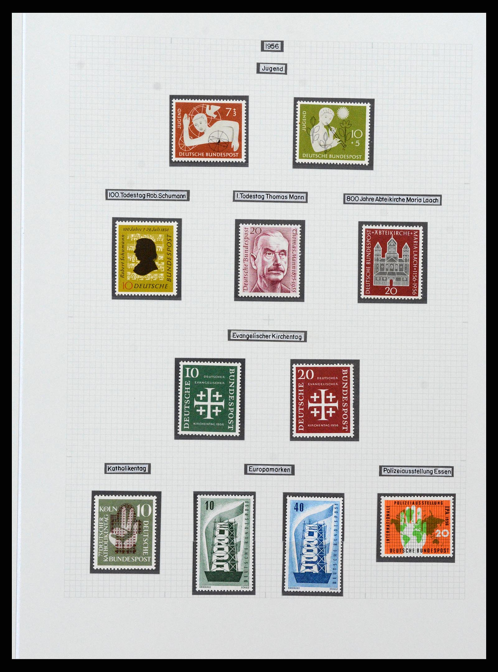 36771 123 - Postzegelverzameling 36771 Duitsland 1945-1970.