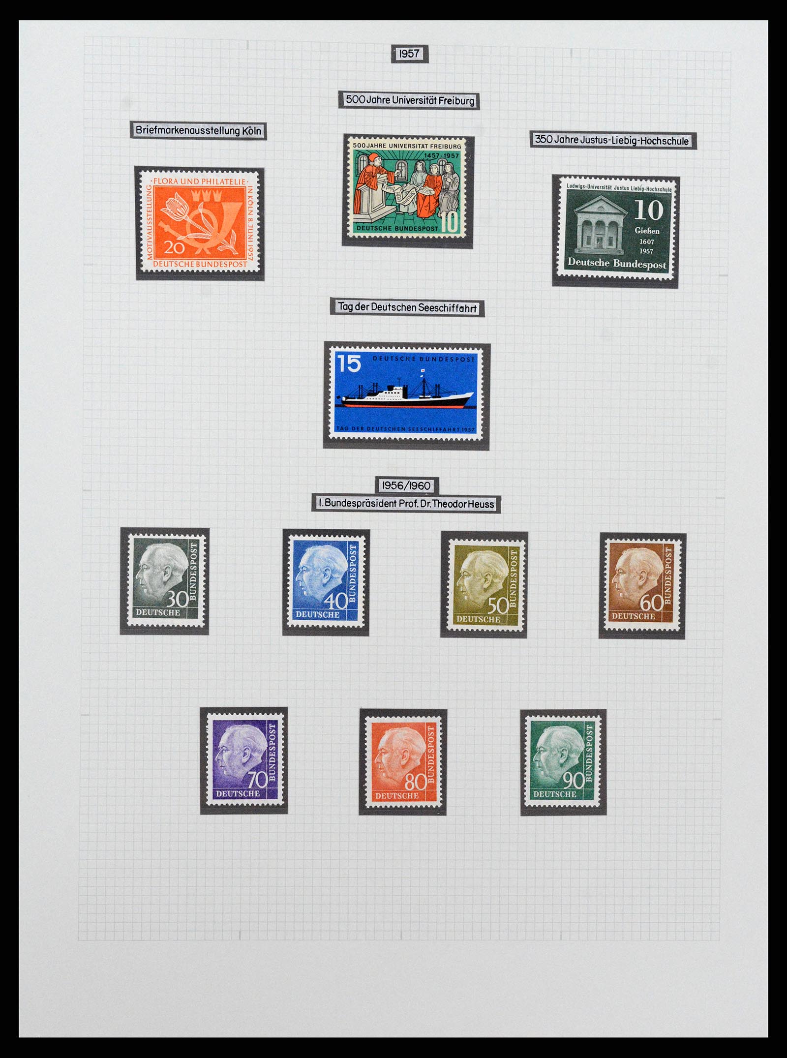 36771 125 - Postzegelverzameling 36771 Duitsland 1945-1970.