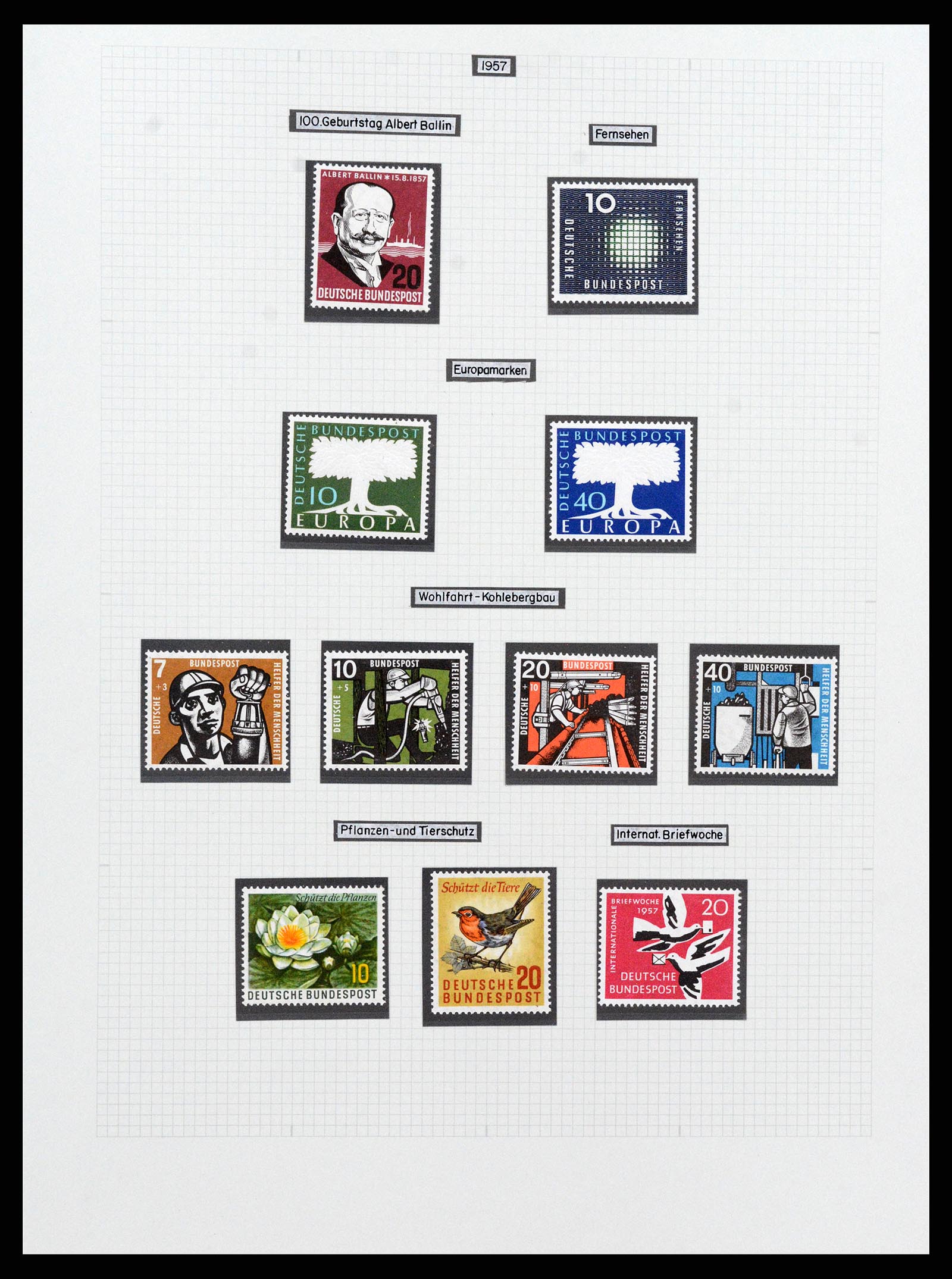 36771 126 - Postzegelverzameling 36771 Duitsland 1945-1970.