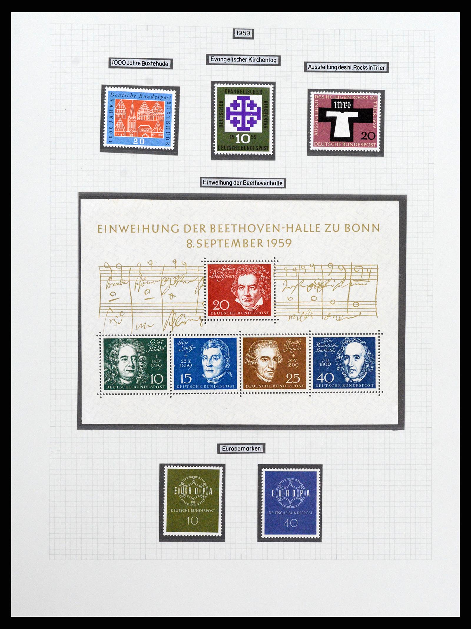 36771 130 - Postzegelverzameling 36771 Duitsland 1945-1970.