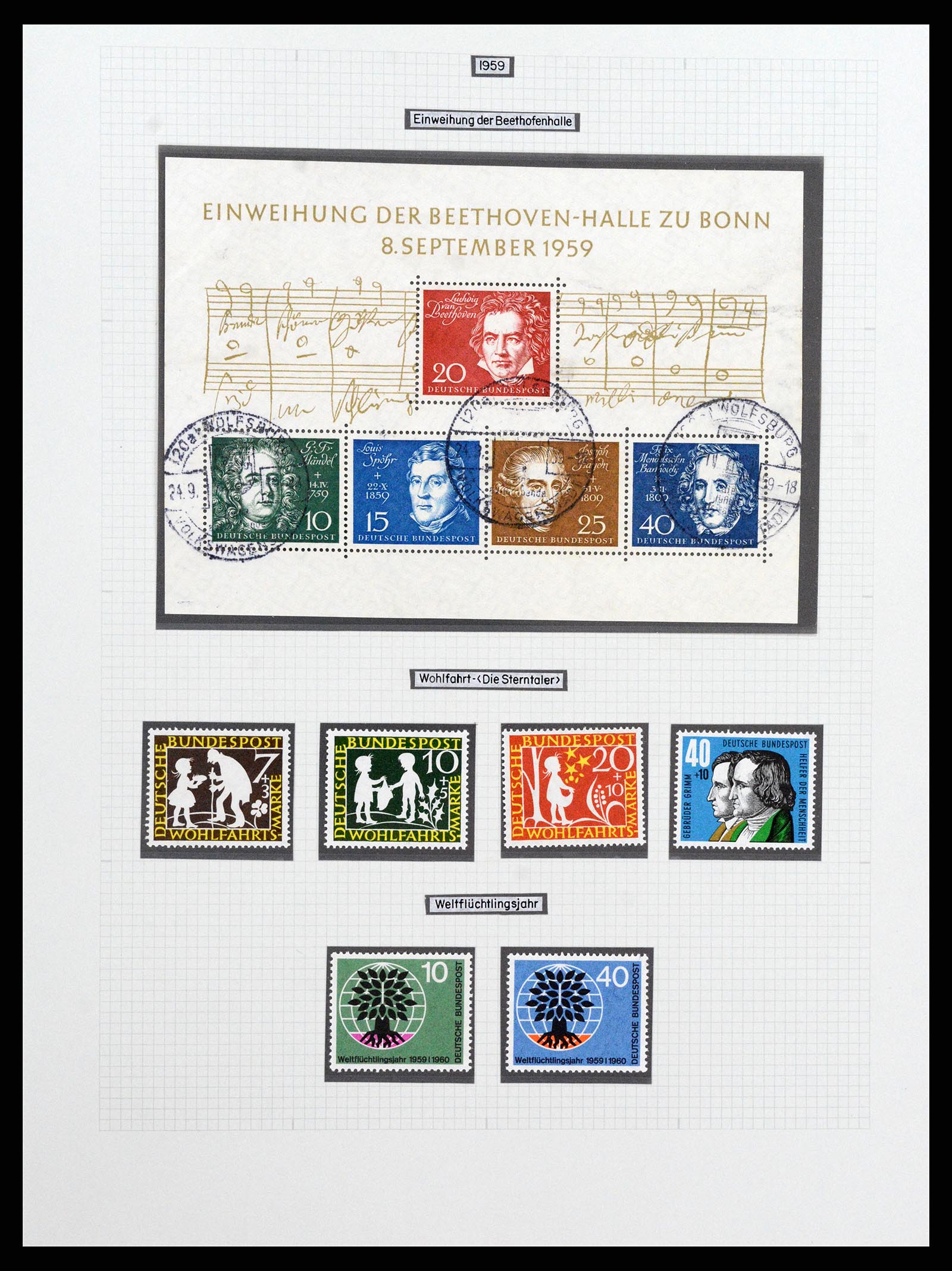 36771 131 - Postzegelverzameling 36771 Duitsland 1945-1970.