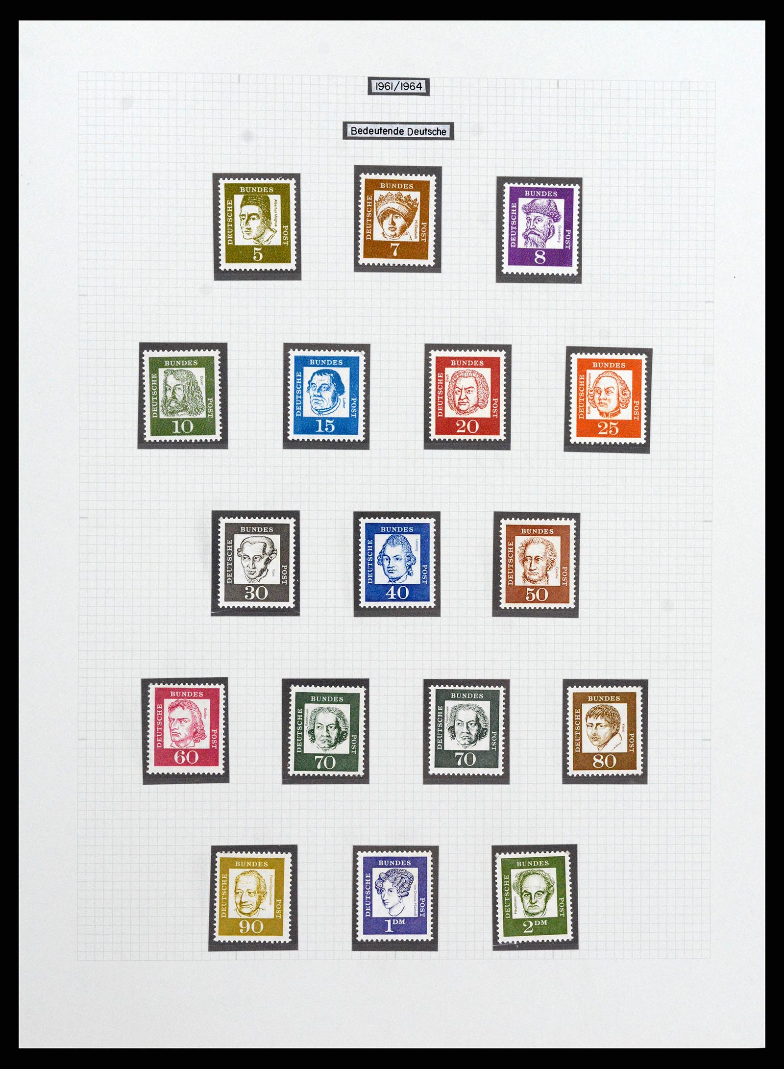 36771 133 - Postzegelverzameling 36771 Duitsland 1945-1970.