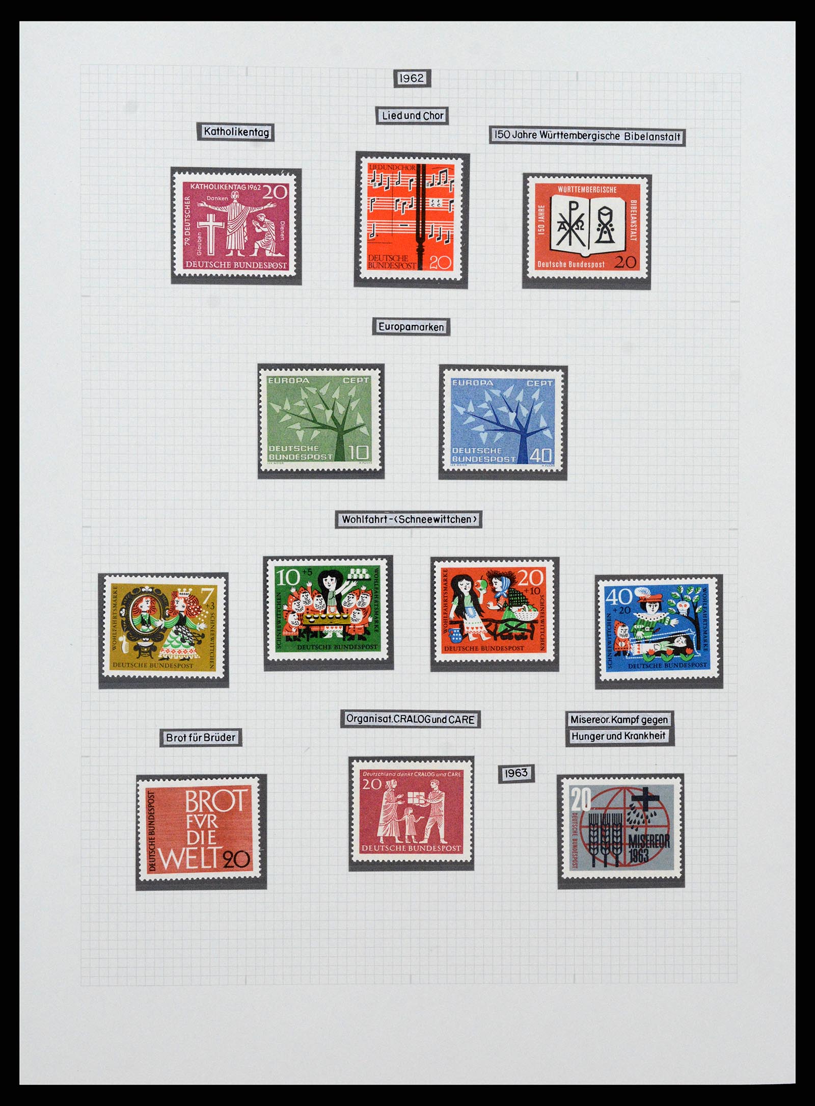 36771 136 - Postzegelverzameling 36771 Duitsland 1945-1970.