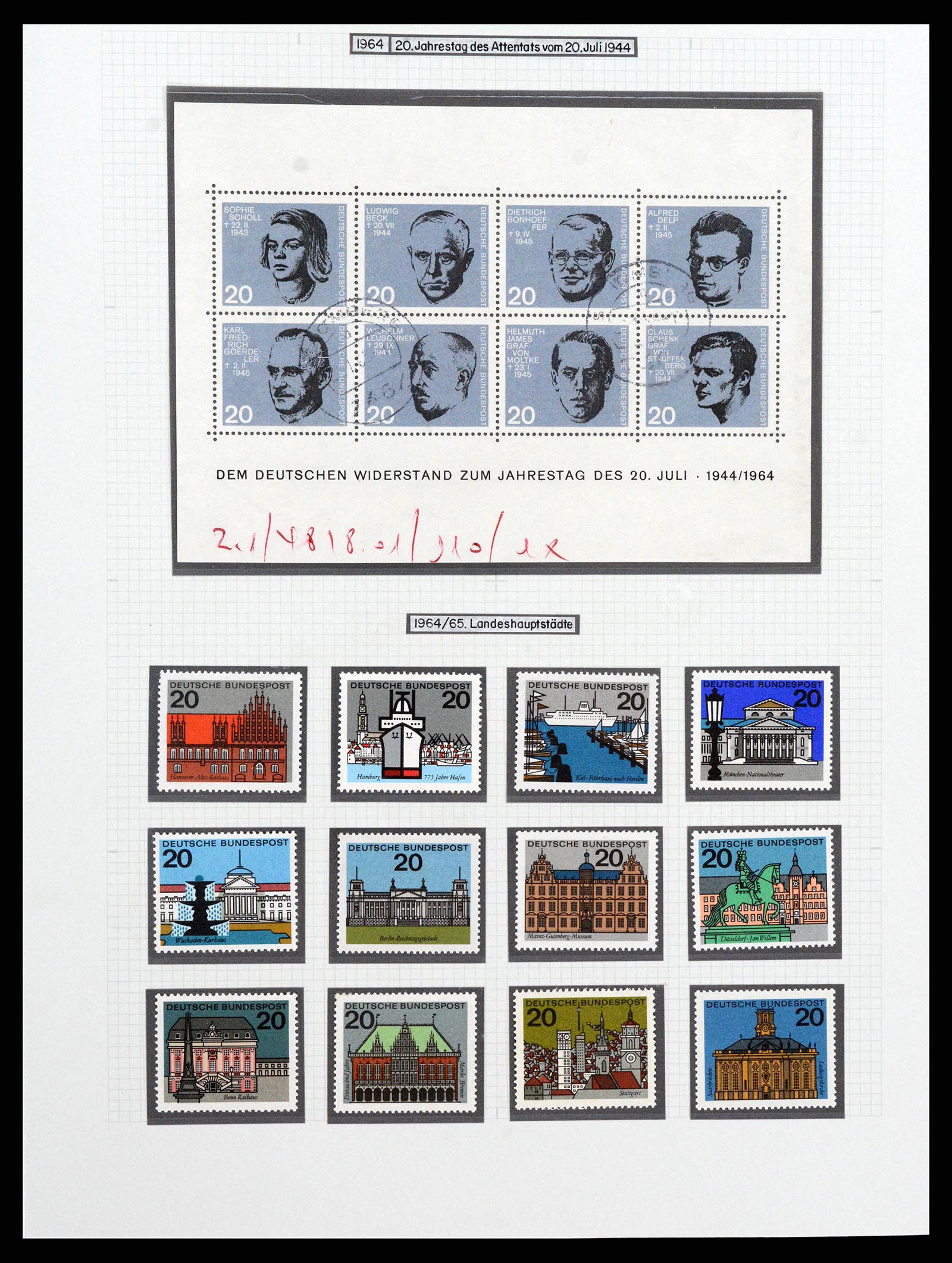 36771 139 - Postzegelverzameling 36771 Duitsland 1945-1970.