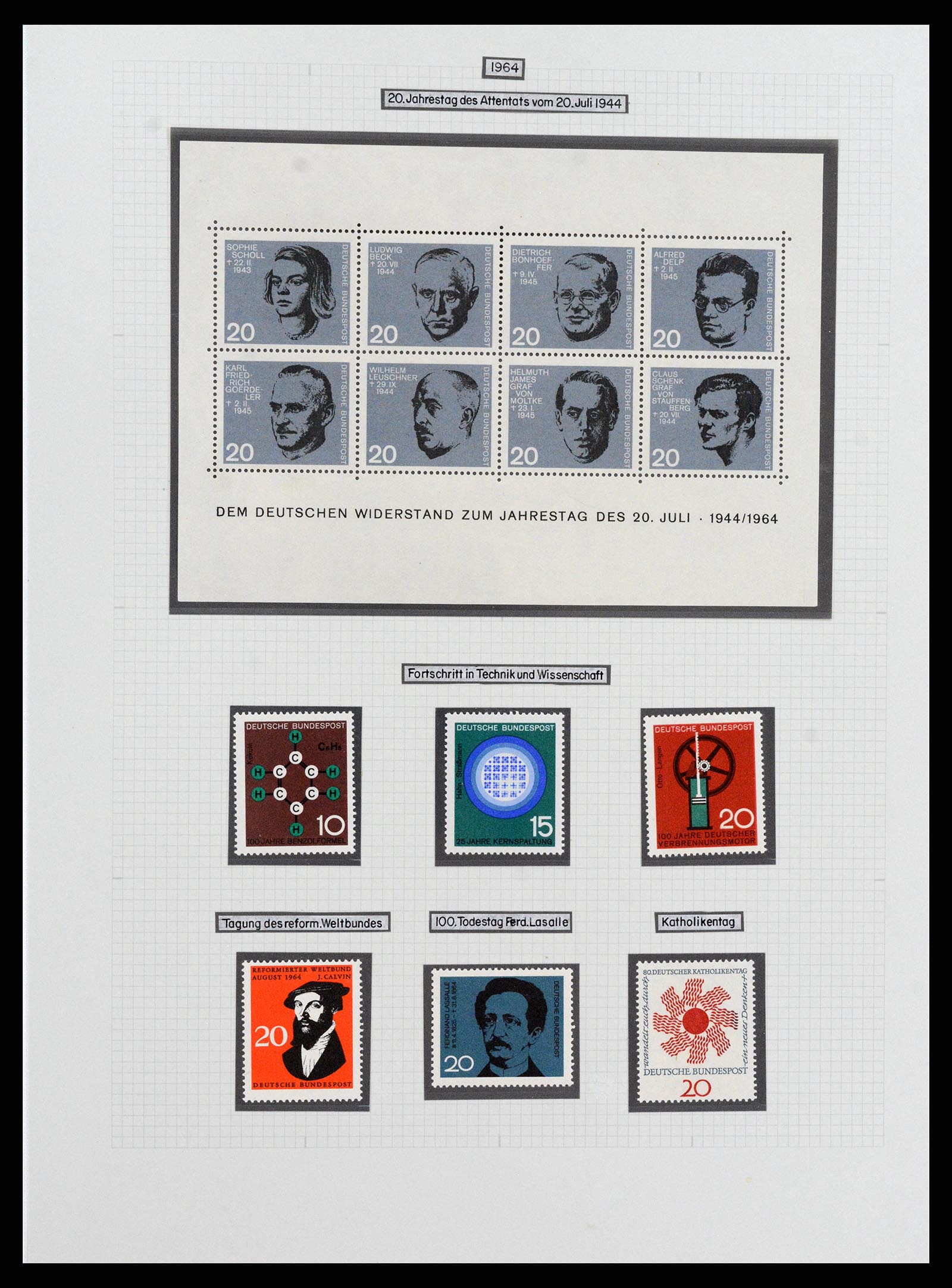 36771 140 - Postzegelverzameling 36771 Duitsland 1945-1970.