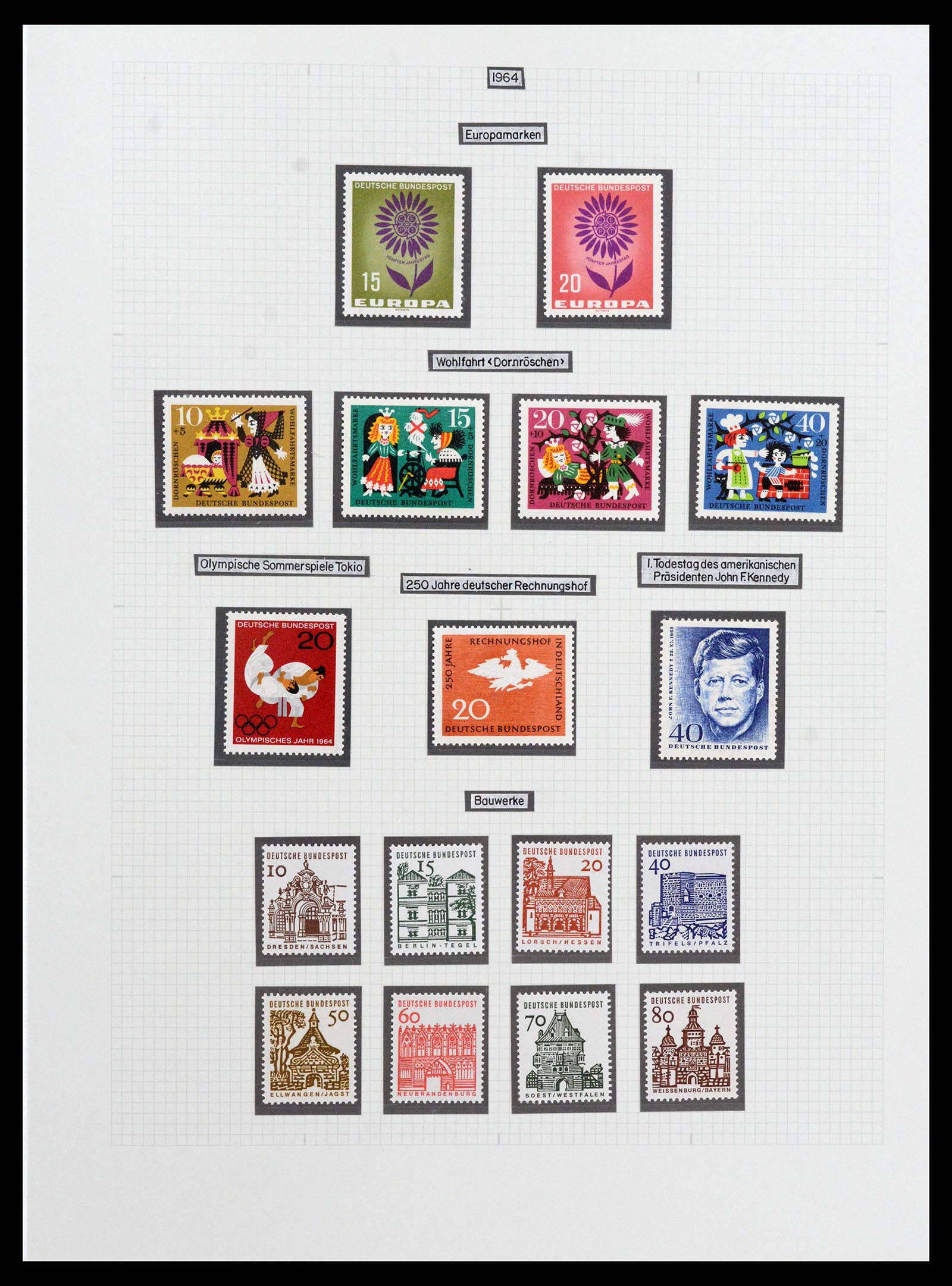 36771 141 - Postzegelverzameling 36771 Duitsland 1945-1970.