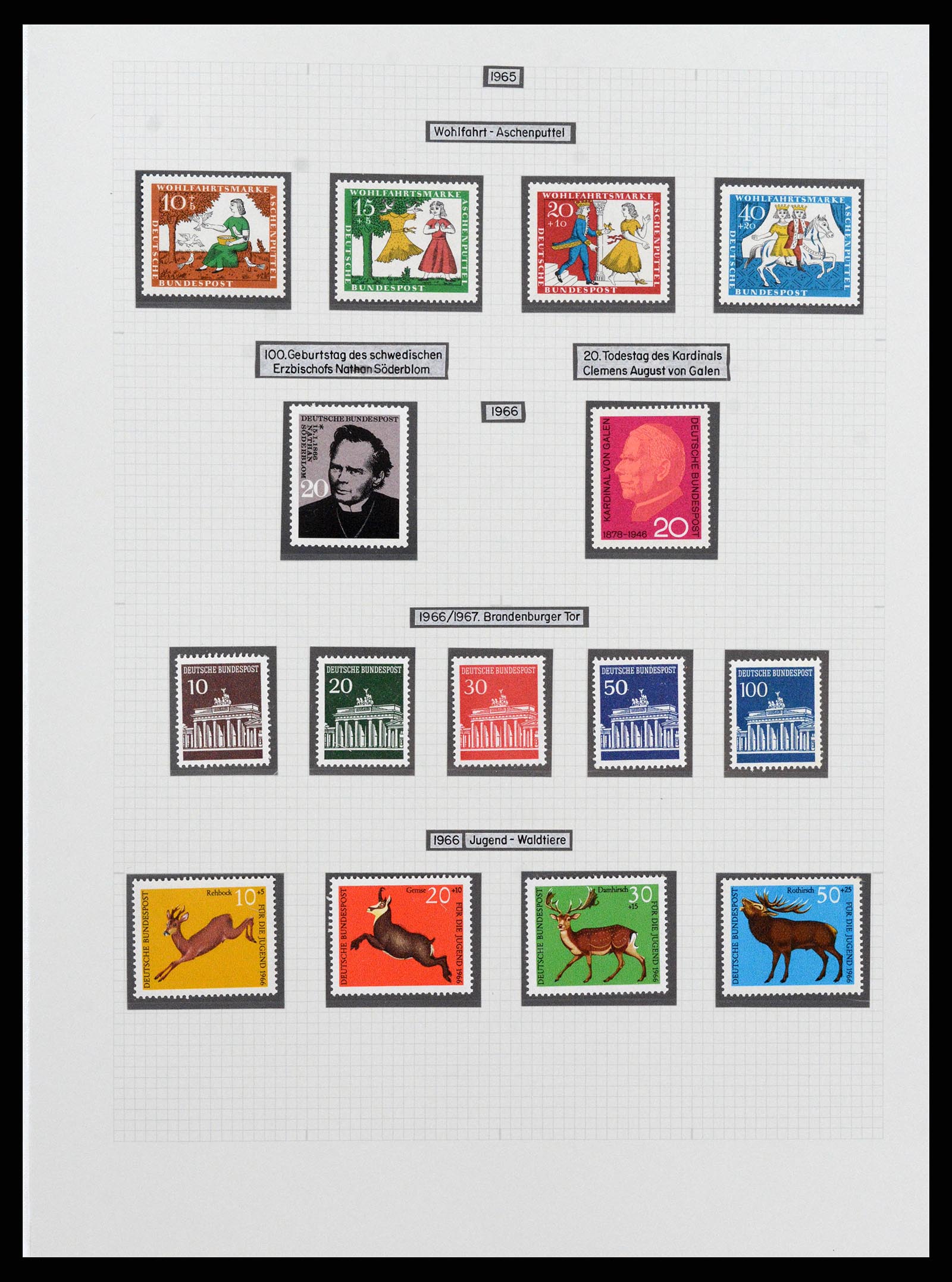 36771 144 - Postzegelverzameling 36771 Duitsland 1945-1970.