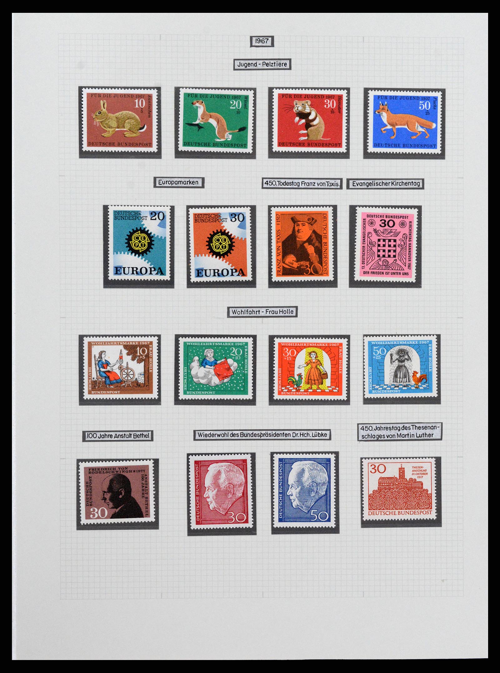 36771 147 - Postzegelverzameling 36771 Duitsland 1945-1970.