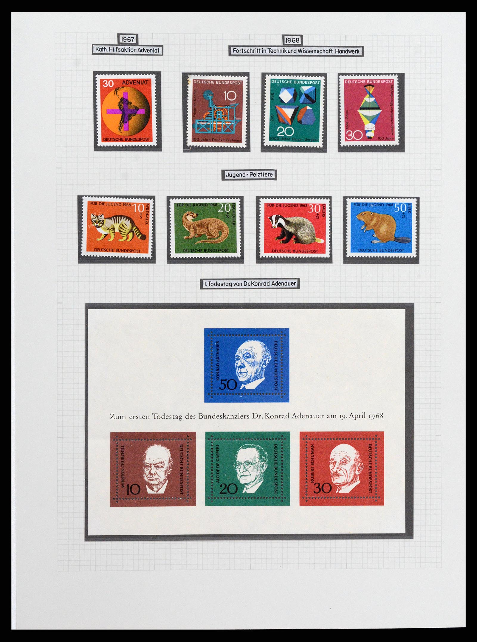 36771 148 - Postzegelverzameling 36771 Duitsland 1945-1970.