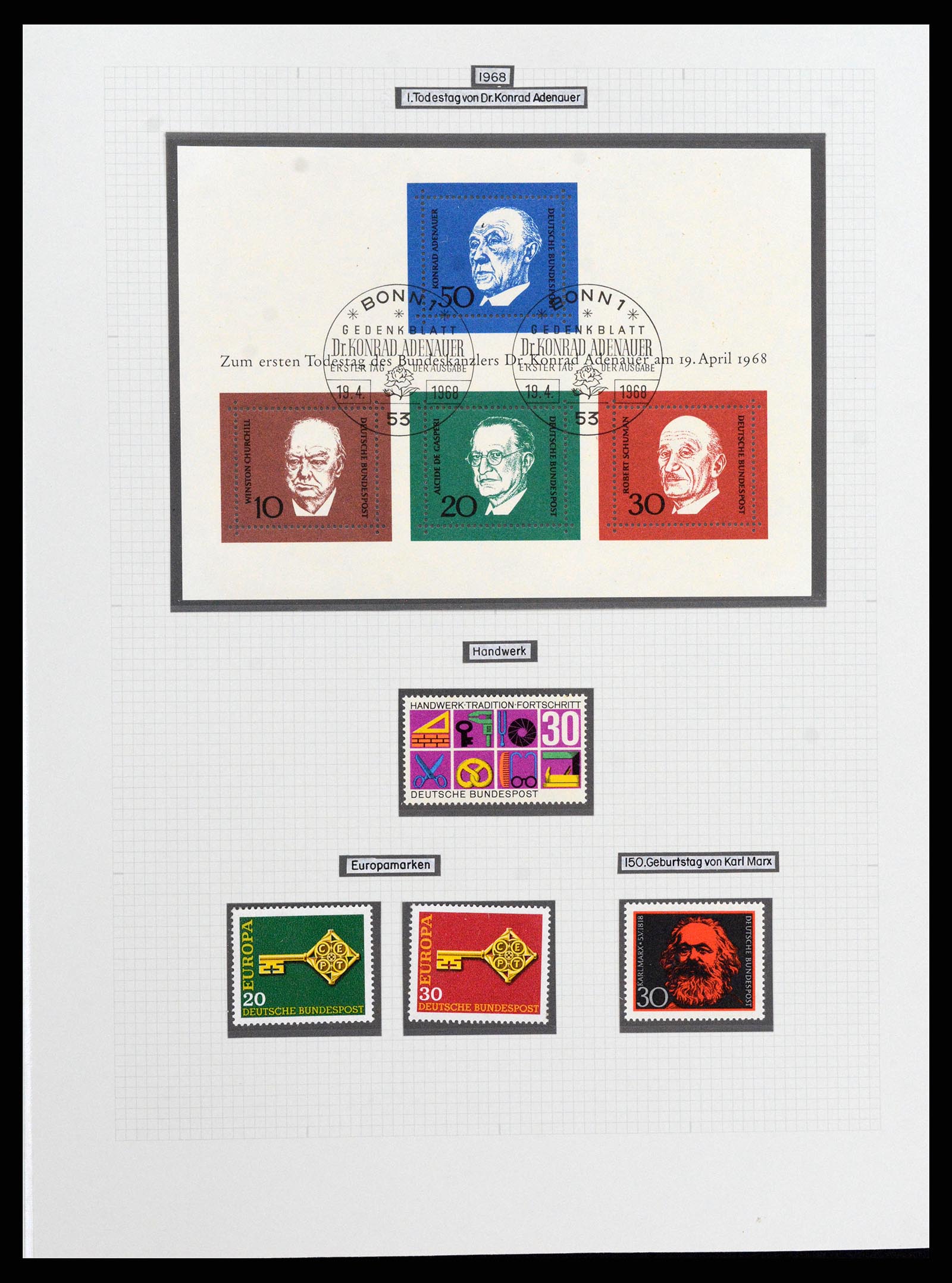 36771 149 - Postzegelverzameling 36771 Duitsland 1945-1970.