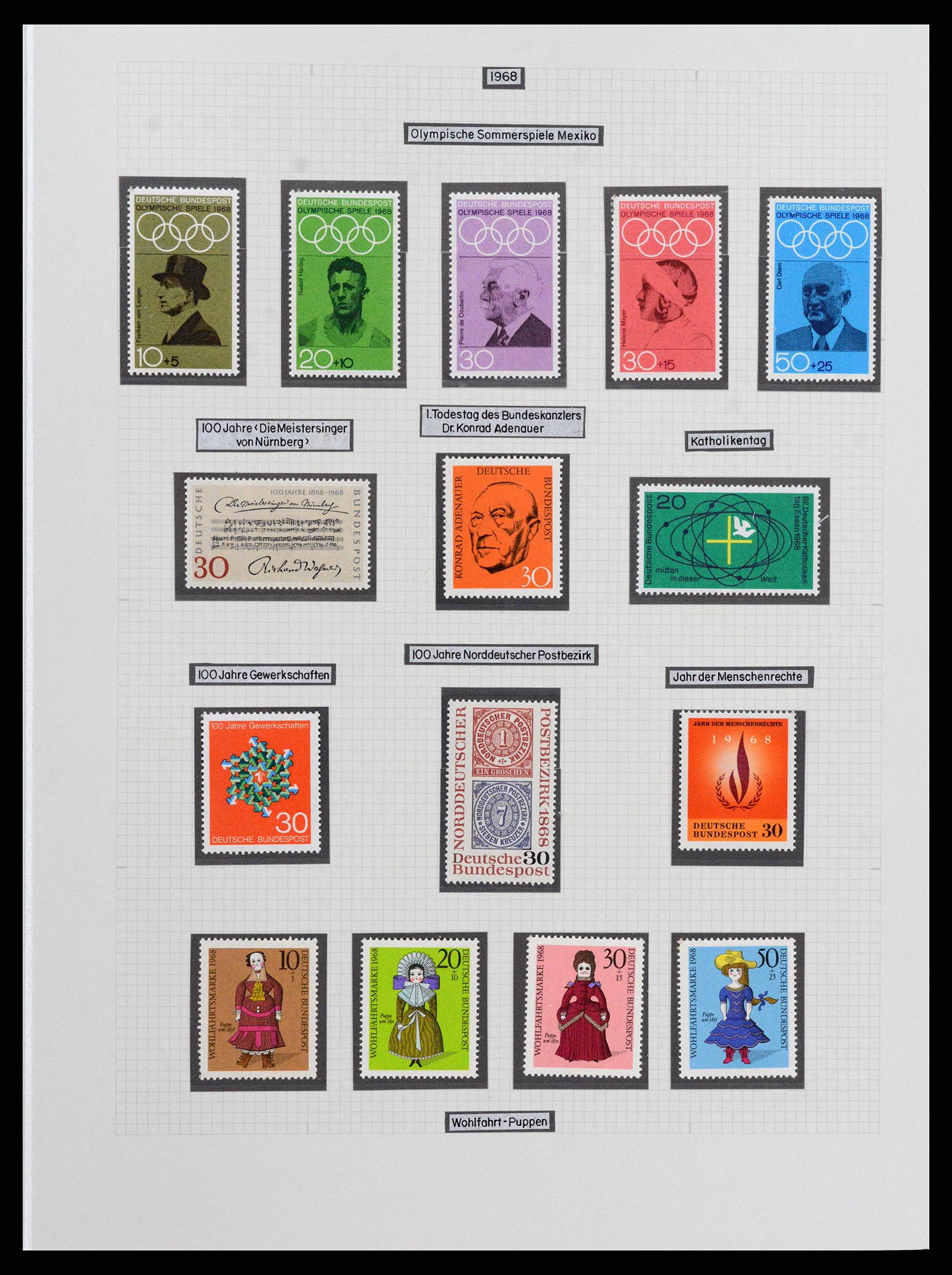 36771 150 - Postzegelverzameling 36771 Duitsland 1945-1970.