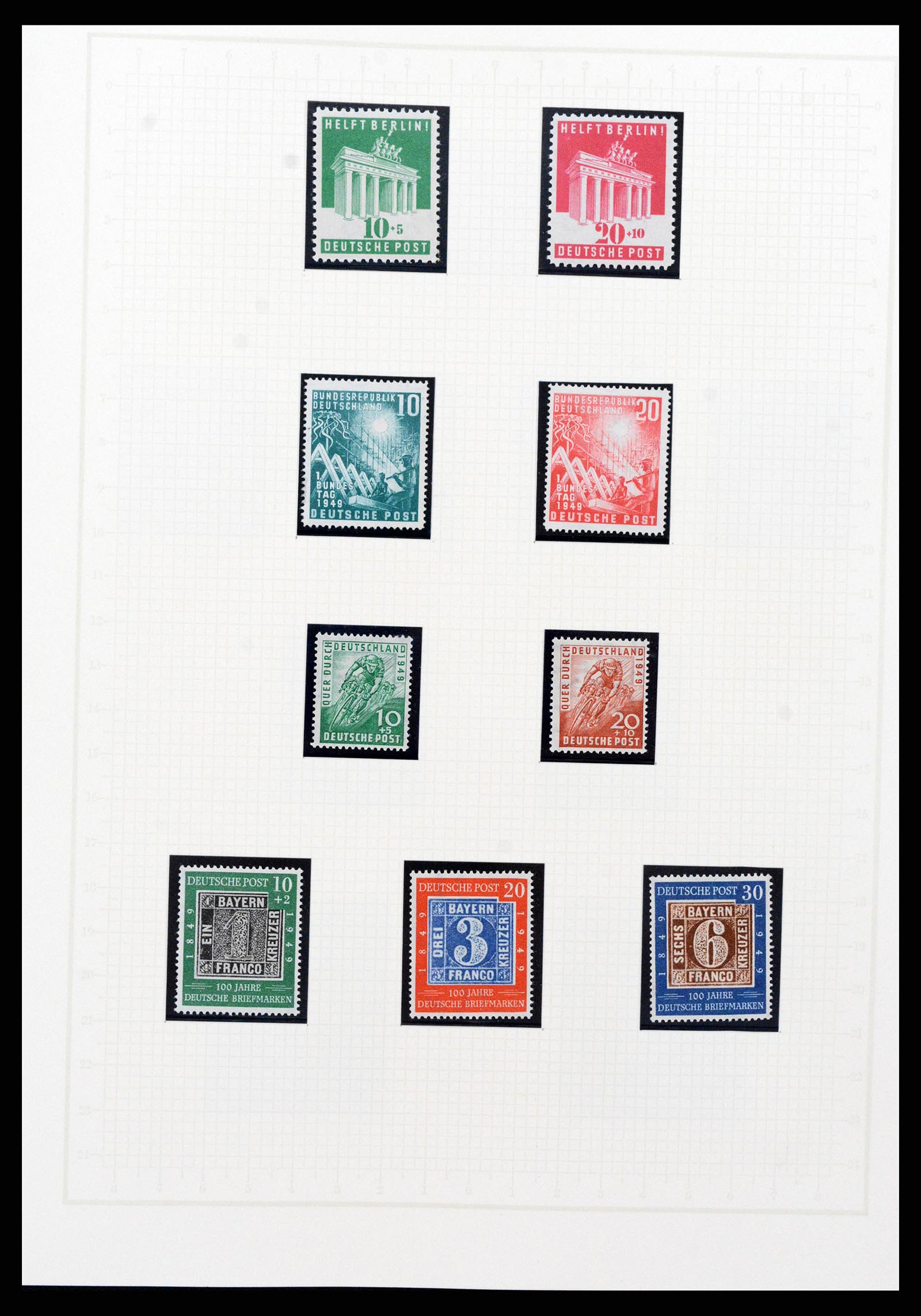 36771 155 - Postzegelverzameling 36771 Duitsland 1945-1970.