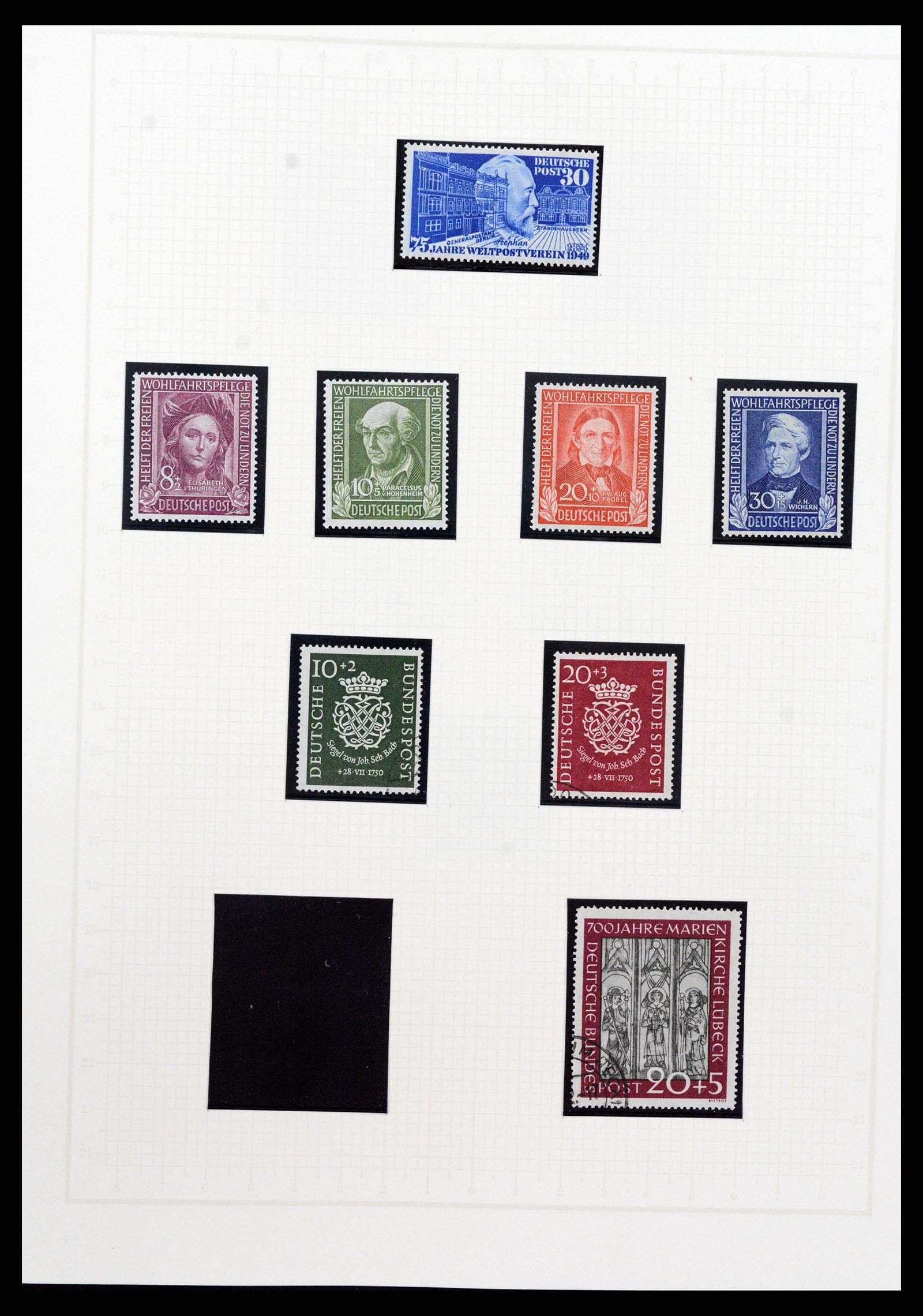 36771 156 - Postzegelverzameling 36771 Duitsland 1945-1970.