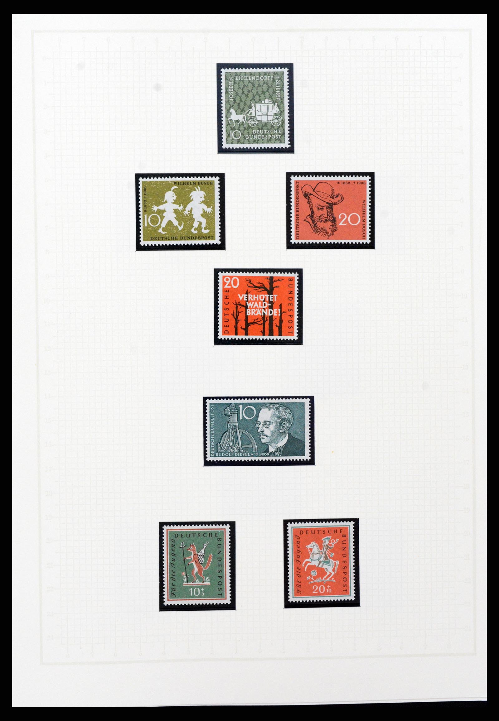 36771 176 - Postzegelverzameling 36771 Duitsland 1945-1970.