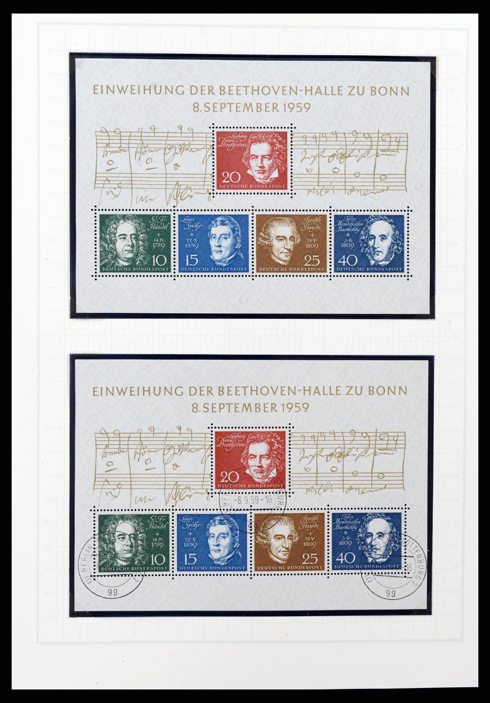 36771 180 - Postzegelverzameling 36771 Duitsland 1945-1970.