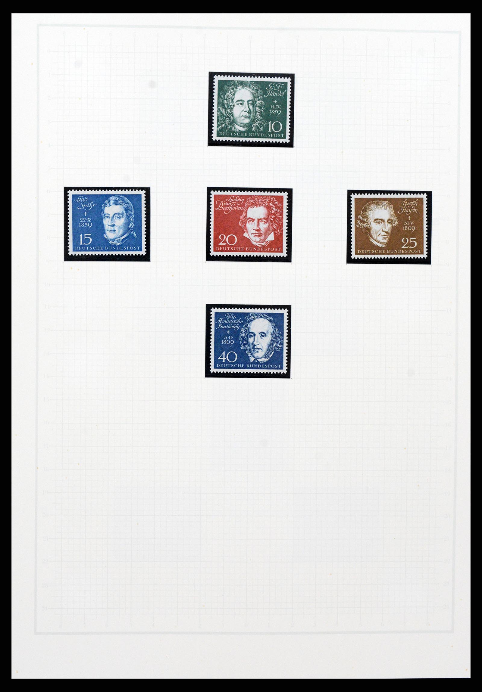 36771 181 - Postzegelverzameling 36771 Duitsland 1945-1970.