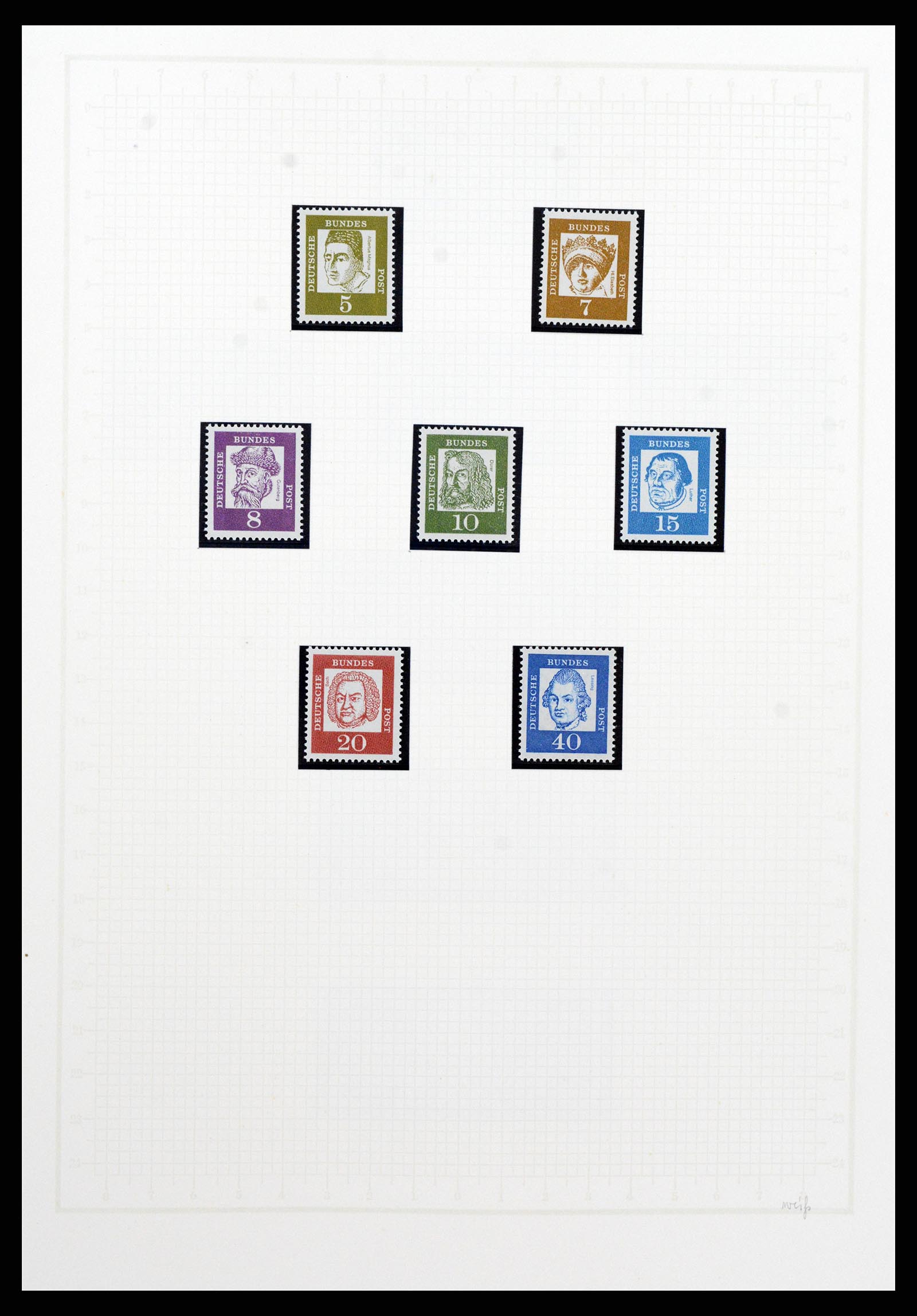 36771 186 - Postzegelverzameling 36771 Duitsland 1945-1970.