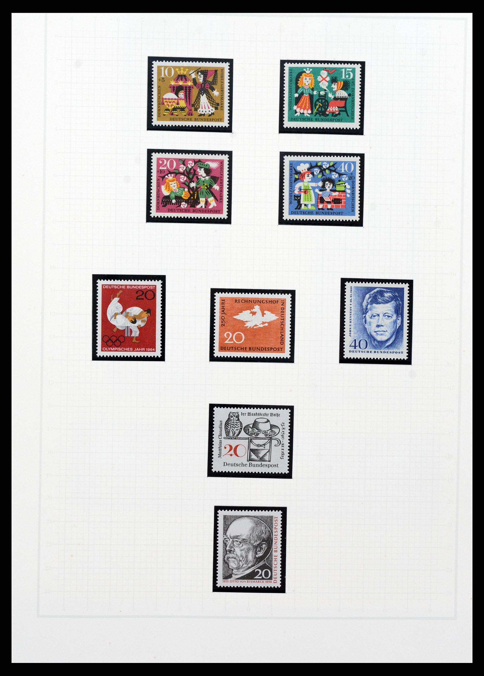 36771 196 - Postzegelverzameling 36771 Duitsland 1945-1970.