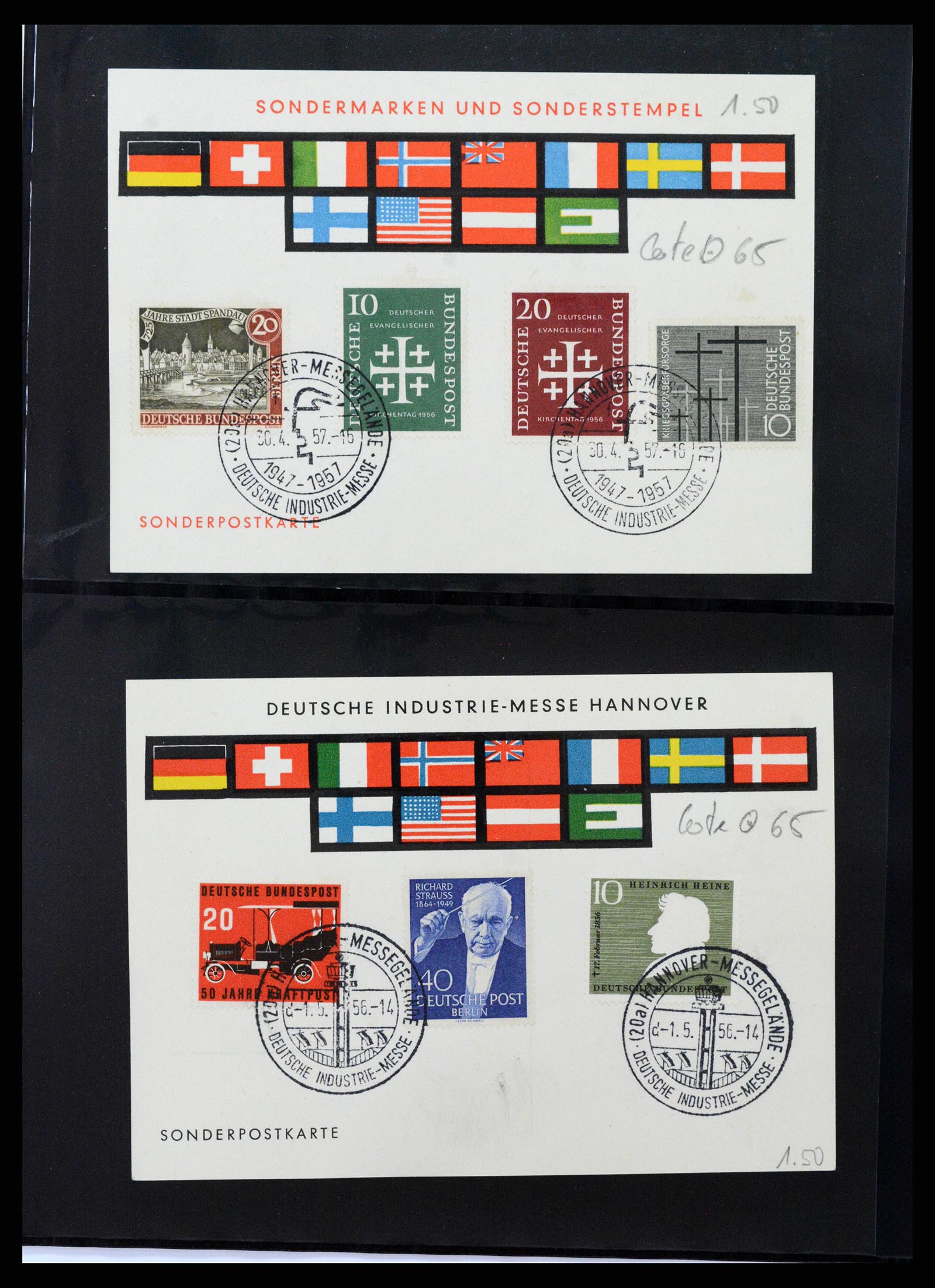 36771 242 - Postzegelverzameling 36771 Duitsland 1945-1970.