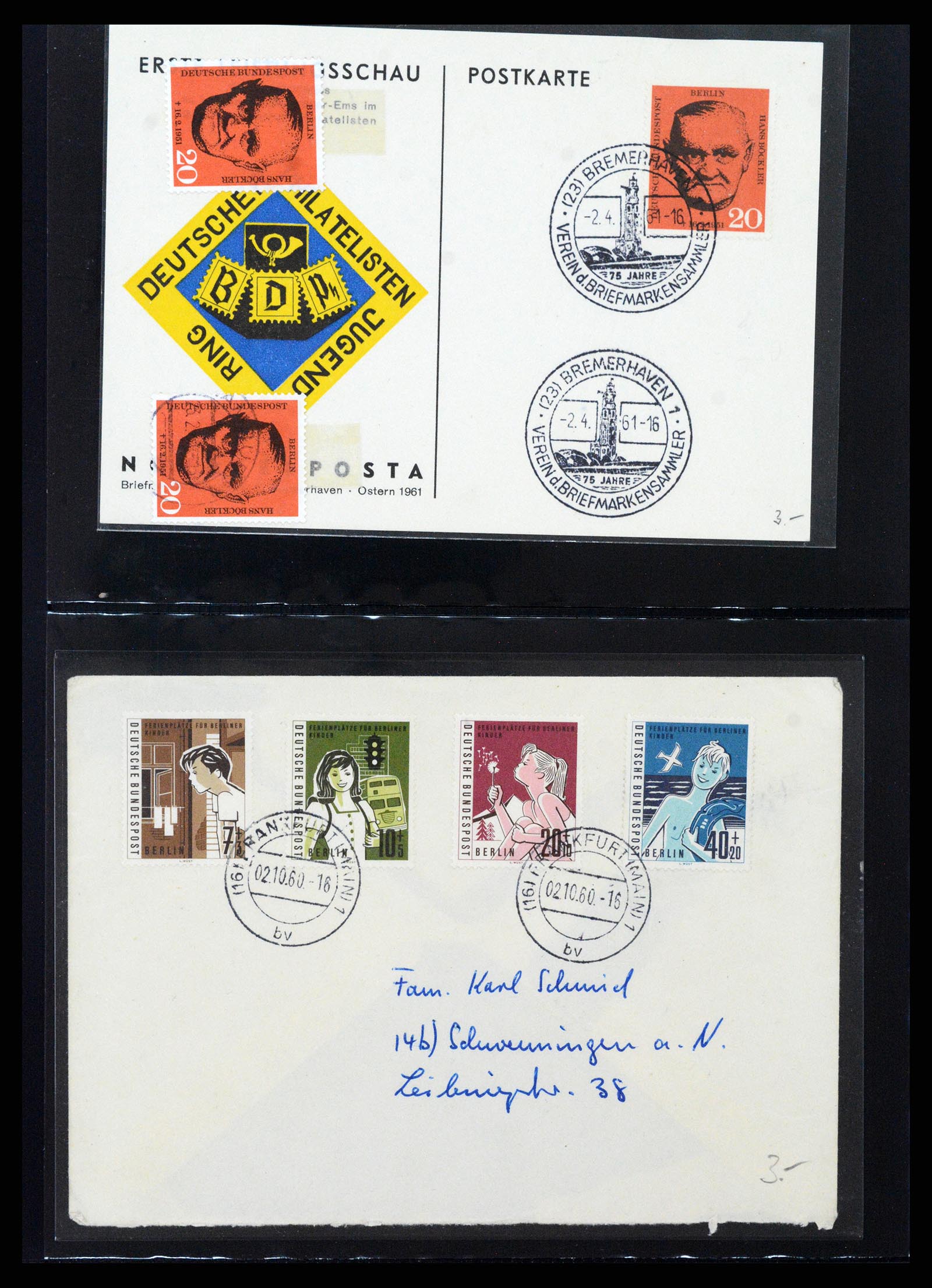 36771 247 - Postzegelverzameling 36771 Duitsland 1945-1970.