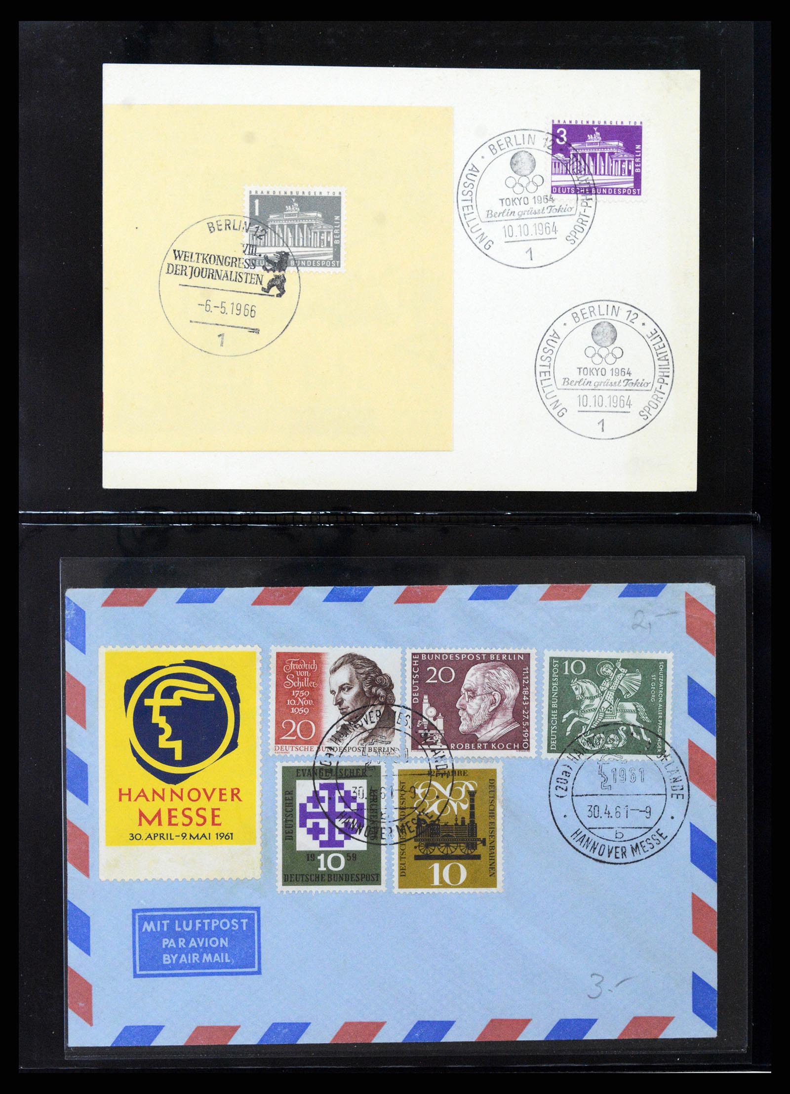 36771 252 - Postzegelverzameling 36771 Duitsland 1945-1970.