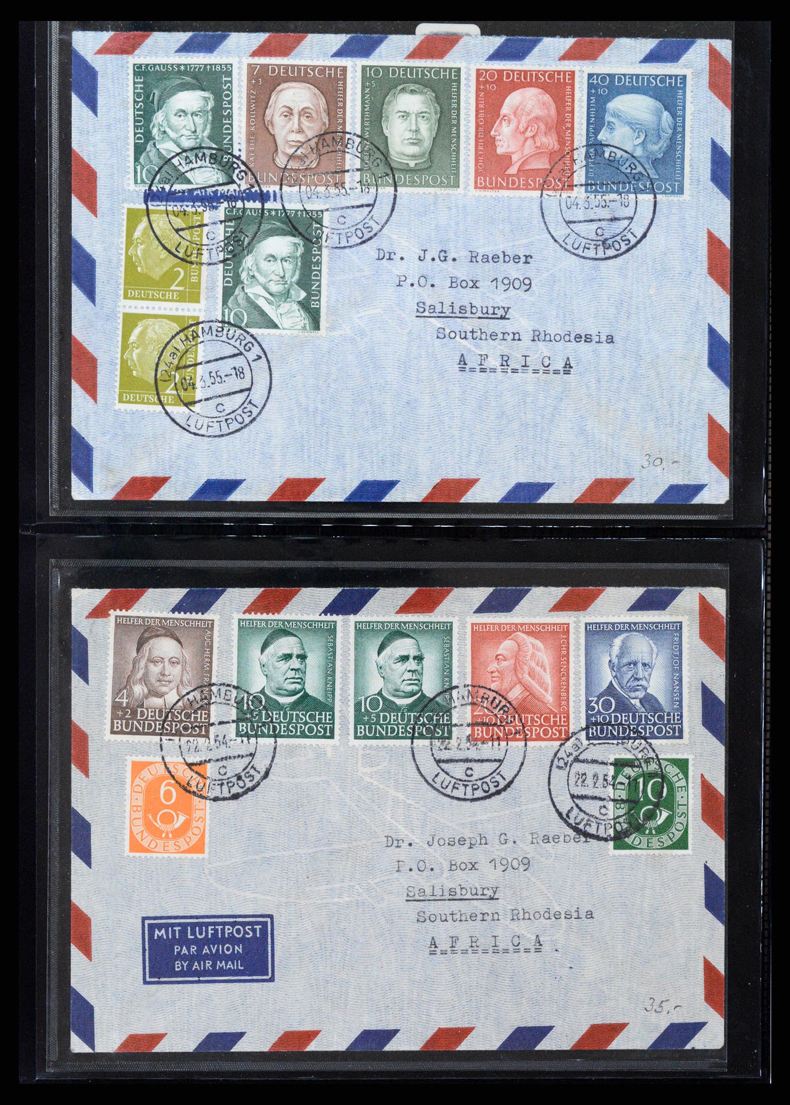 36771 253 - Postzegelverzameling 36771 Duitsland 1945-1970.