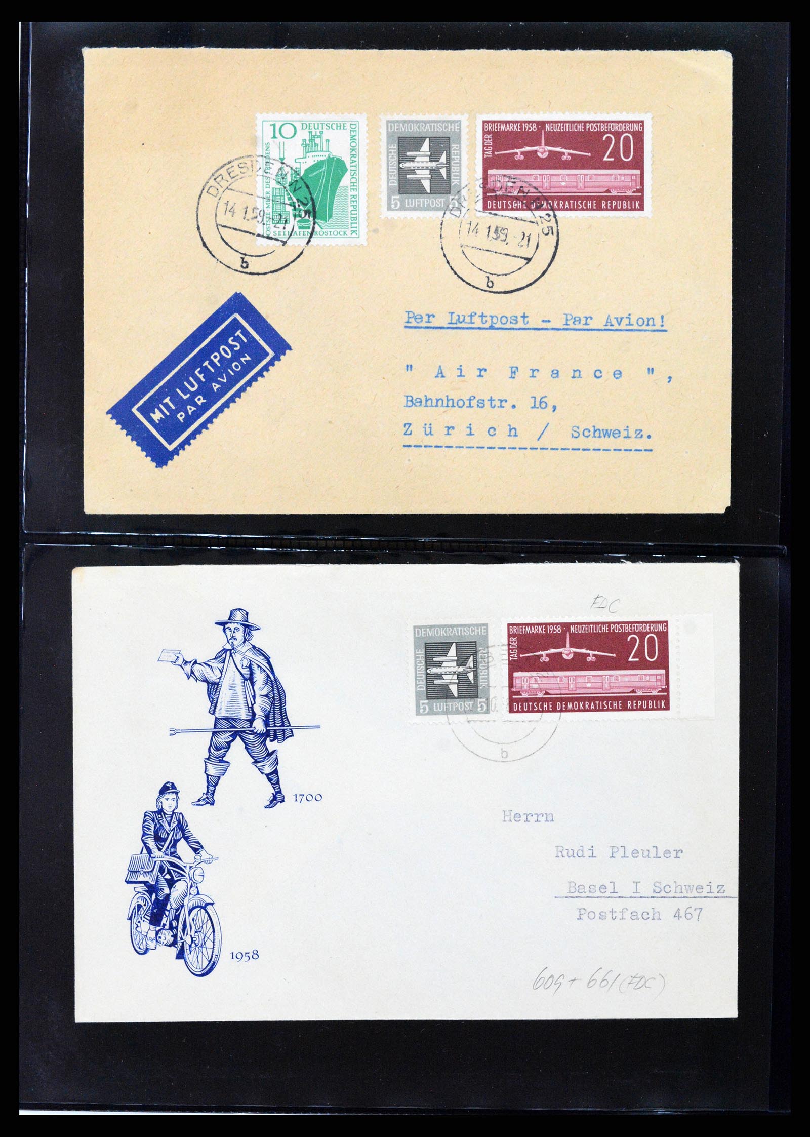 36771 256 - Postzegelverzameling 36771 Duitsland 1945-1970.