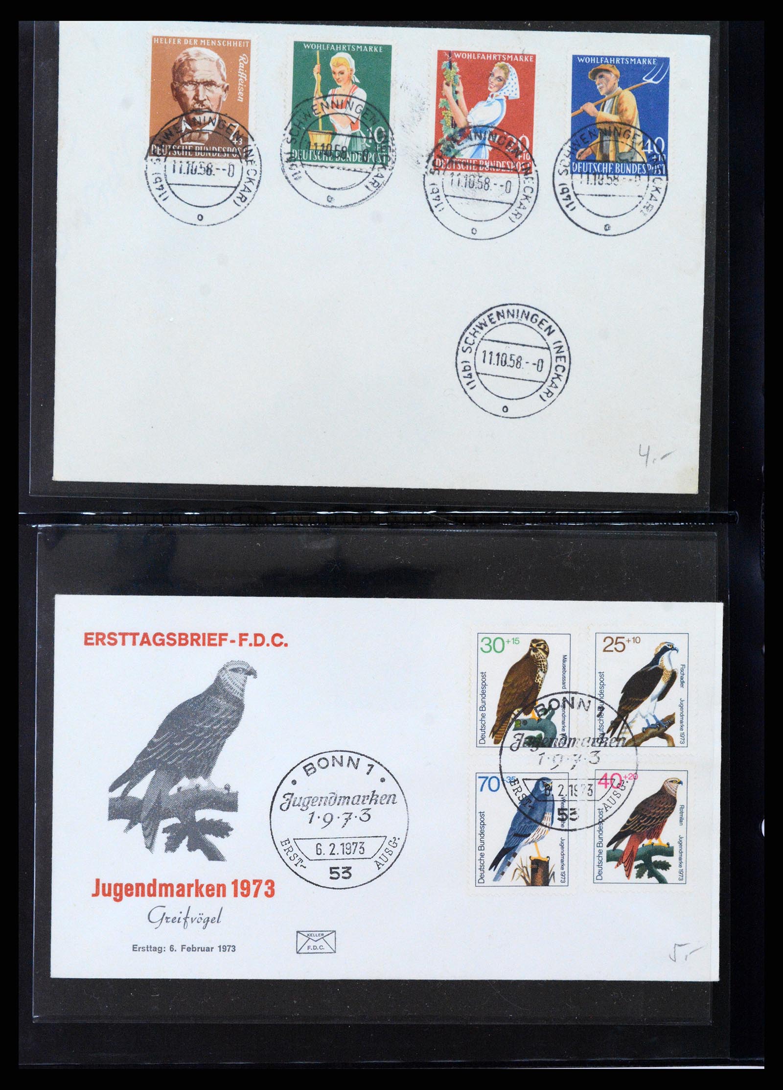 36771 259 - Postzegelverzameling 36771 Duitsland 1945-1970.