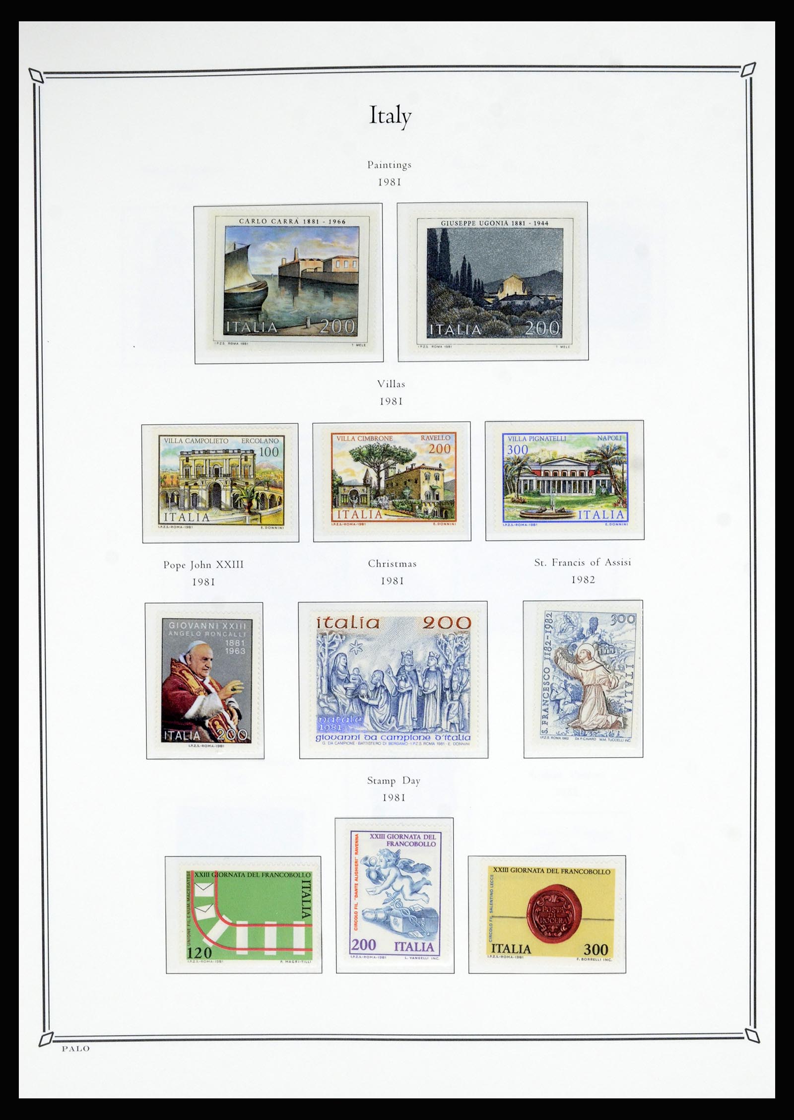 36786 161 - Postzegelverzameling 36786 Italië en Egeïsche eilanden 1860-1990.