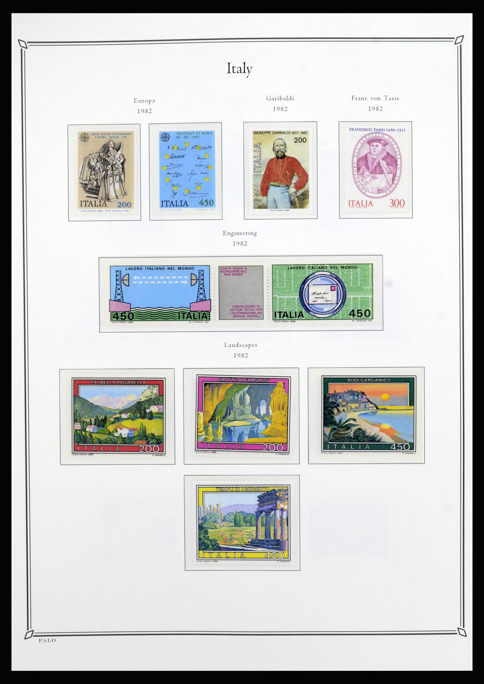 36786 163 - Postzegelverzameling 36786 Italië en Egeïsche eilanden 1860-1990.