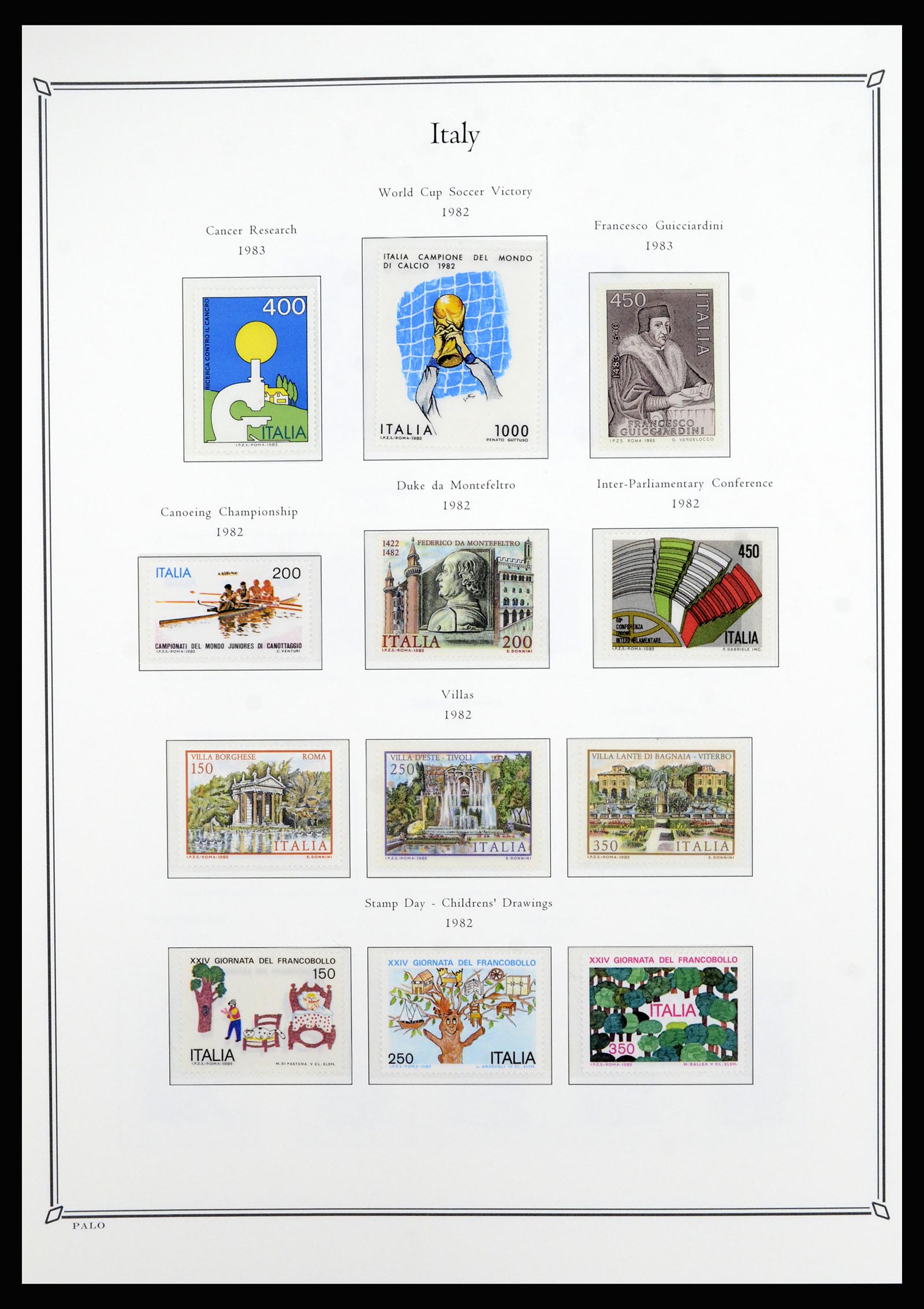 36786 164 - Postzegelverzameling 36786 Italië en Egeïsche eilanden 1860-1990.