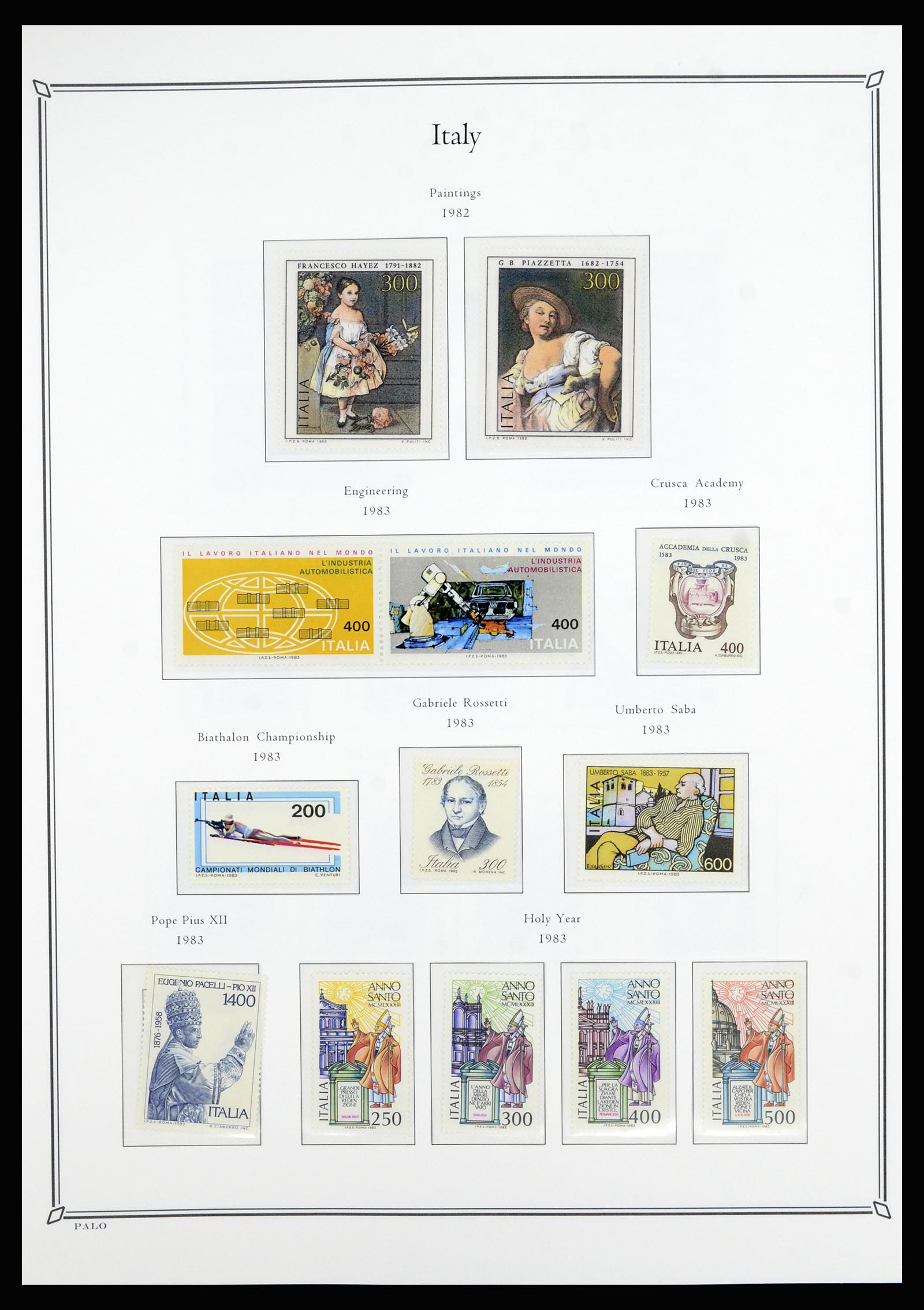 36786 165 - Postzegelverzameling 36786 Italië en Egeïsche eilanden 1860-1990.