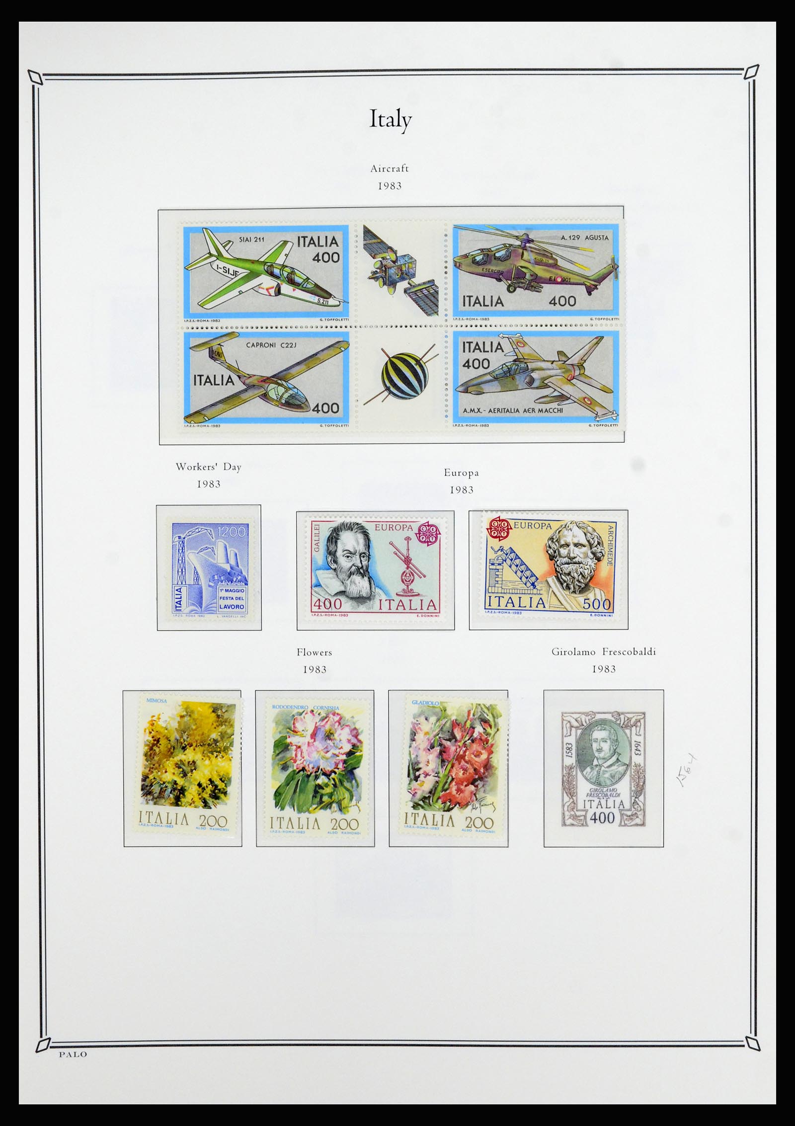 36786 166 - Postzegelverzameling 36786 Italië en Egeïsche eilanden 1860-1990.