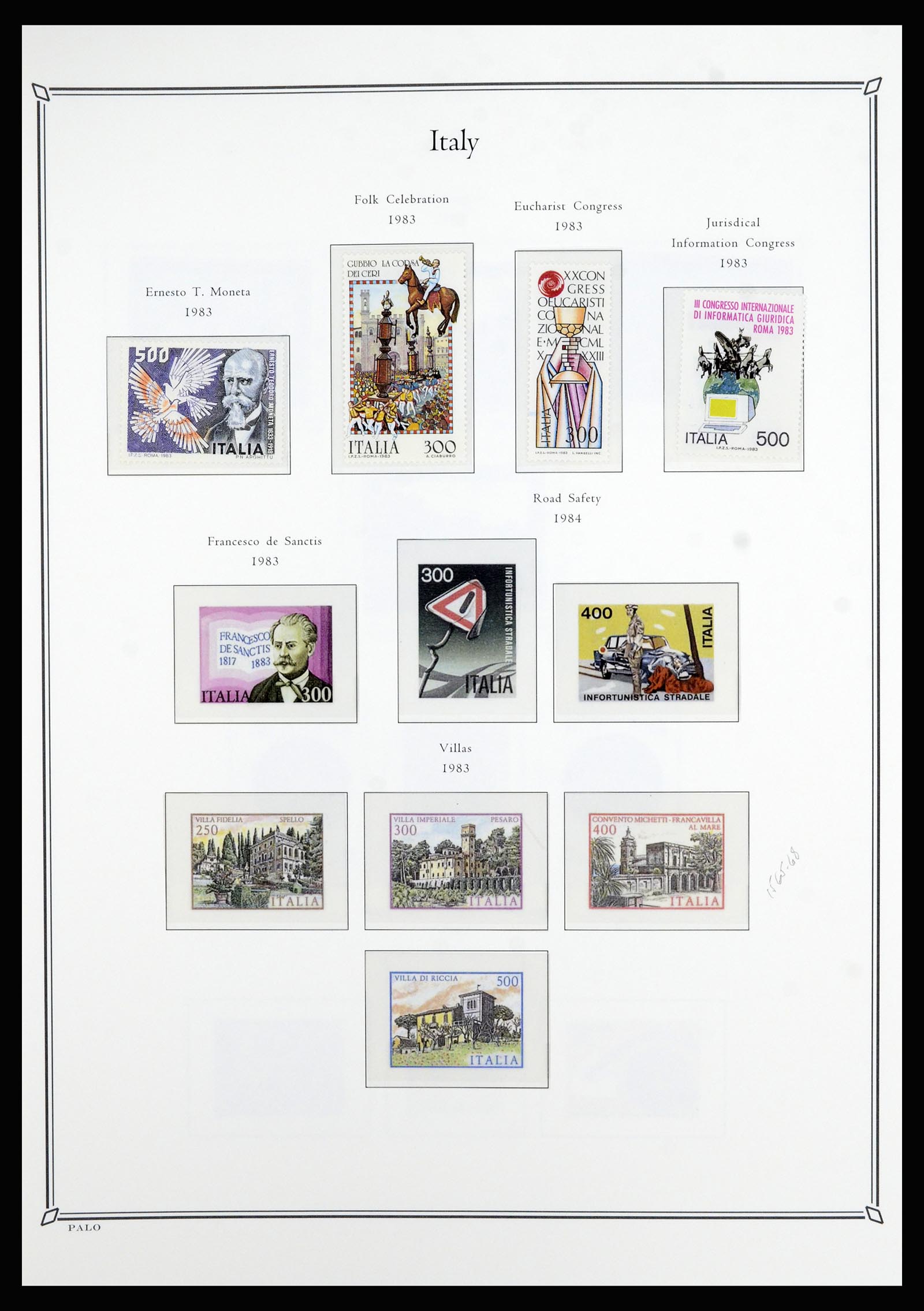 36786 167 - Postzegelverzameling 36786 Italië en Egeïsche eilanden 1860-1990.