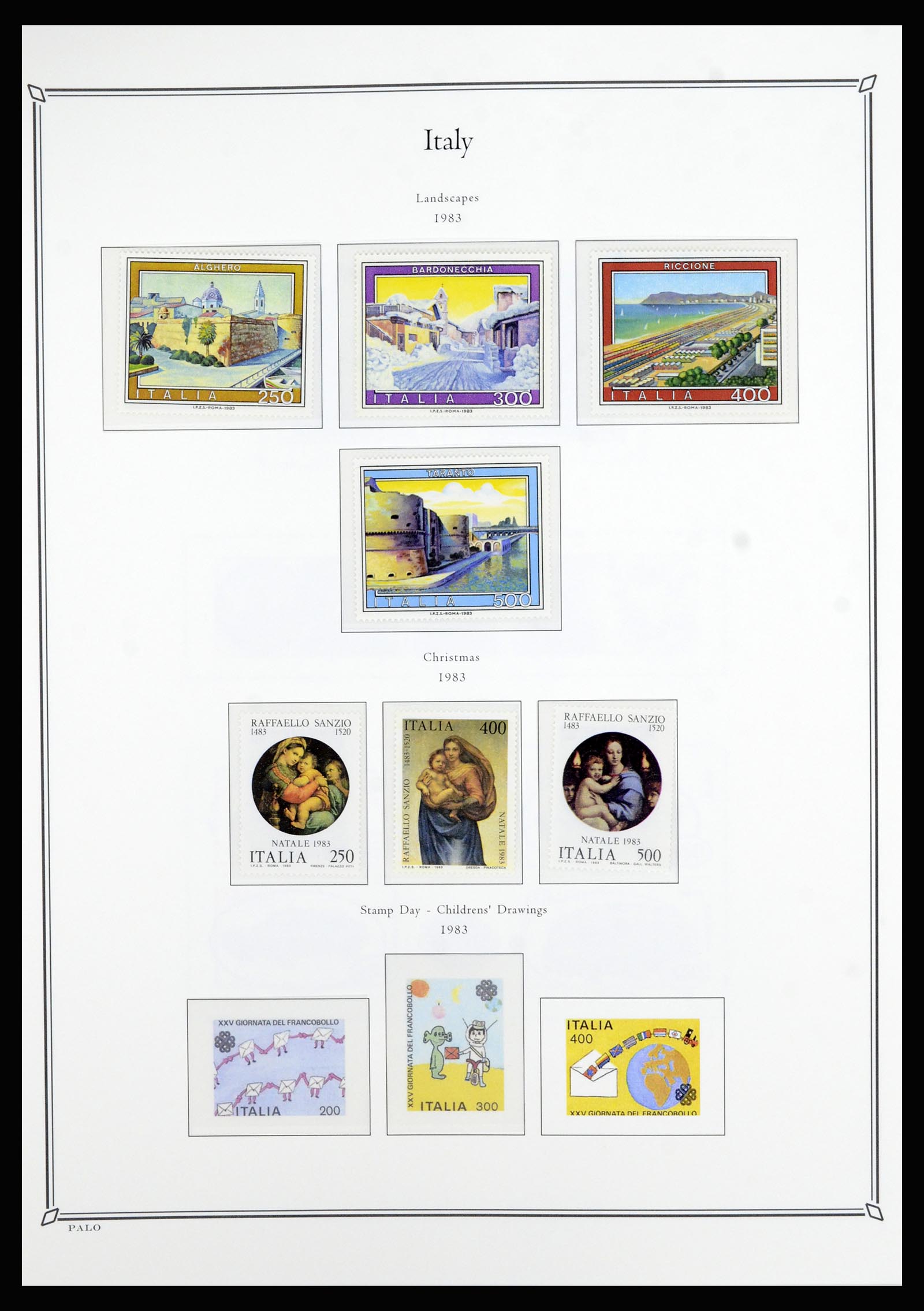 36786 168 - Postzegelverzameling 36786 Italië en Egeïsche eilanden 1860-1990.