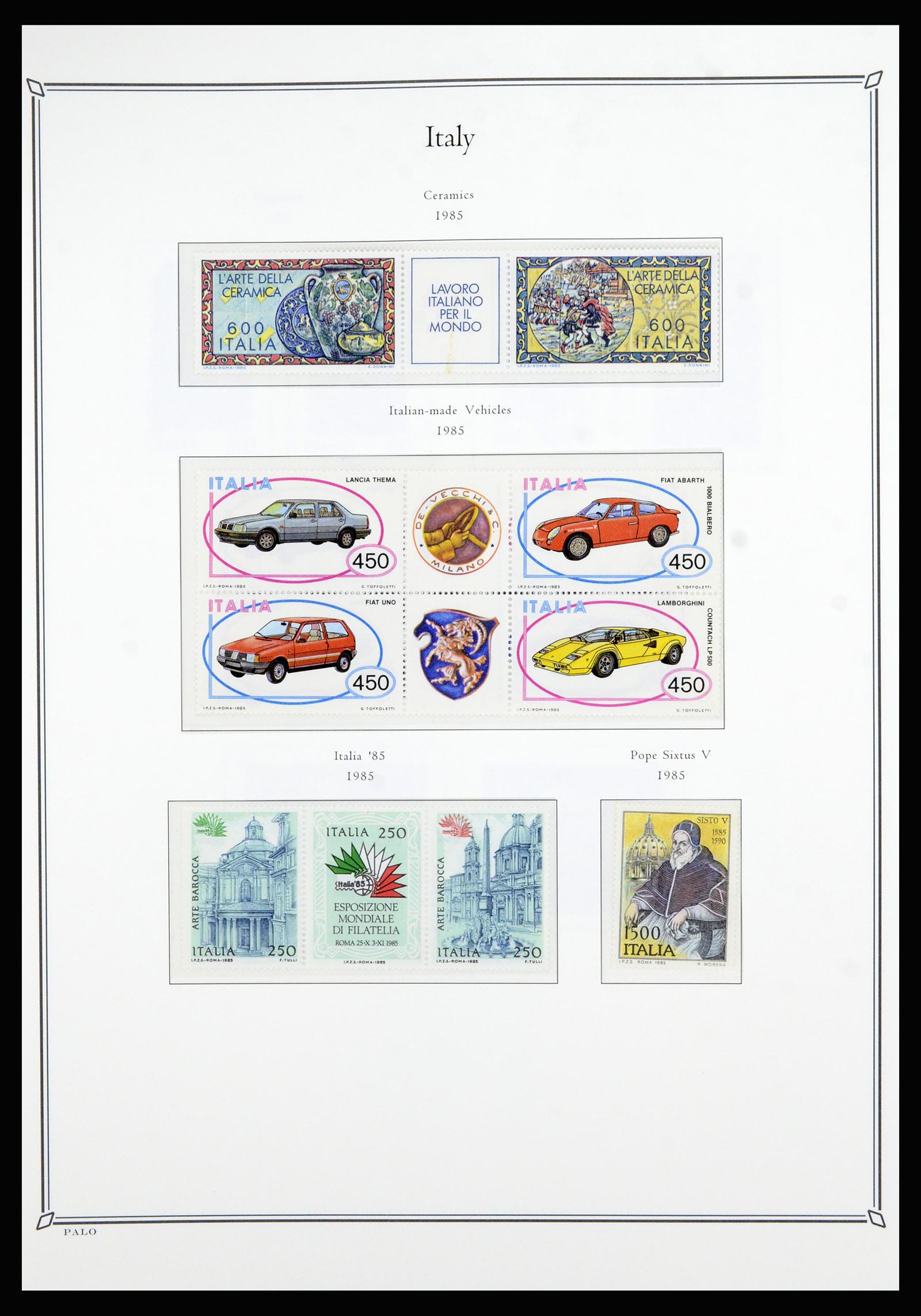 36786 173 - Postzegelverzameling 36786 Italië en Egeïsche eilanden 1860-1990.