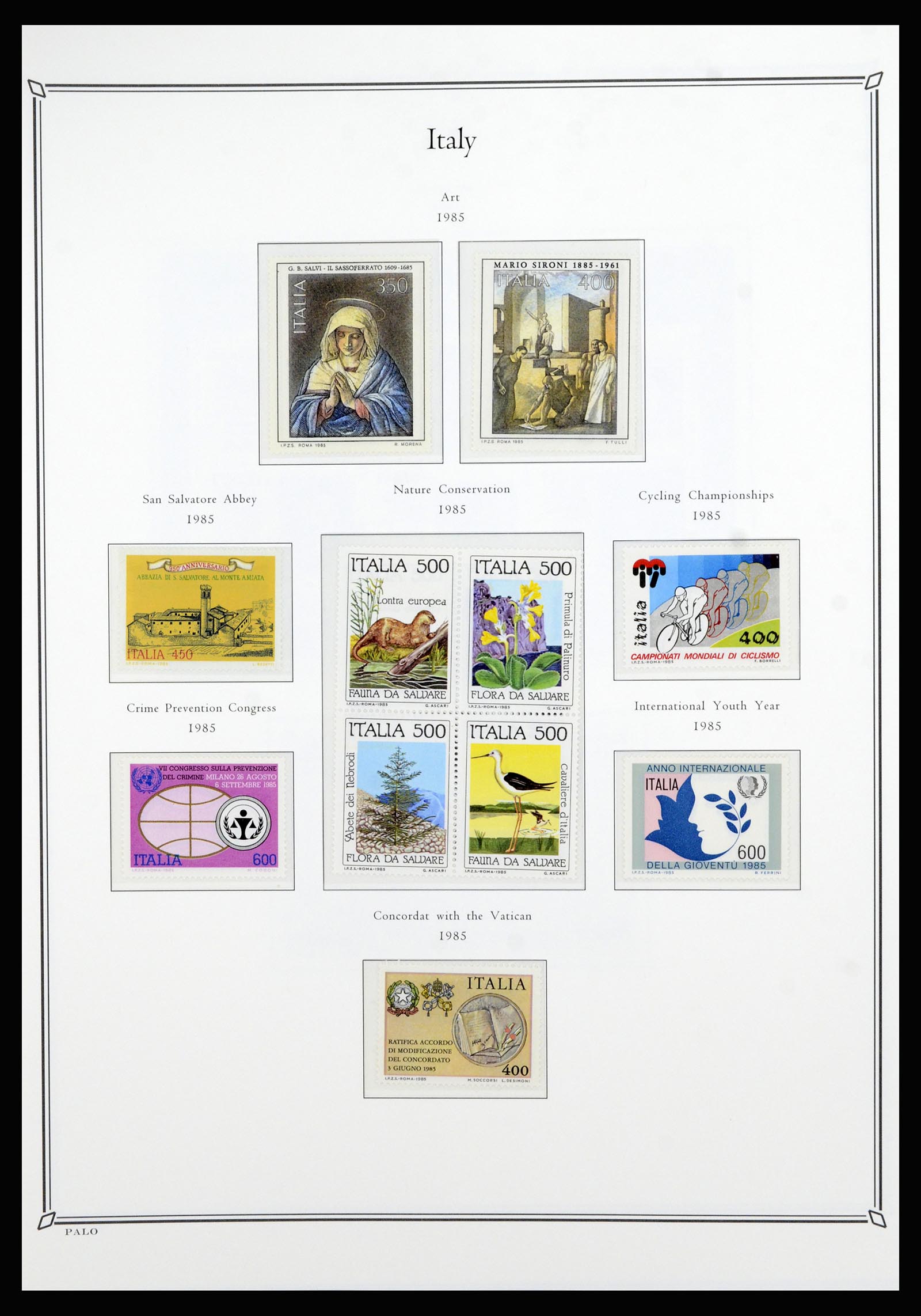36786 175 - Postzegelverzameling 36786 Italië en Egeïsche eilanden 1860-1990.
