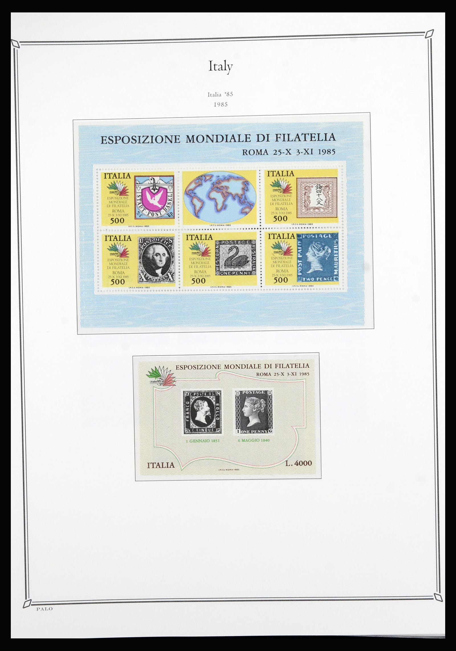 36786 176 - Postzegelverzameling 36786 Italië en Egeïsche eilanden 1860-1990.