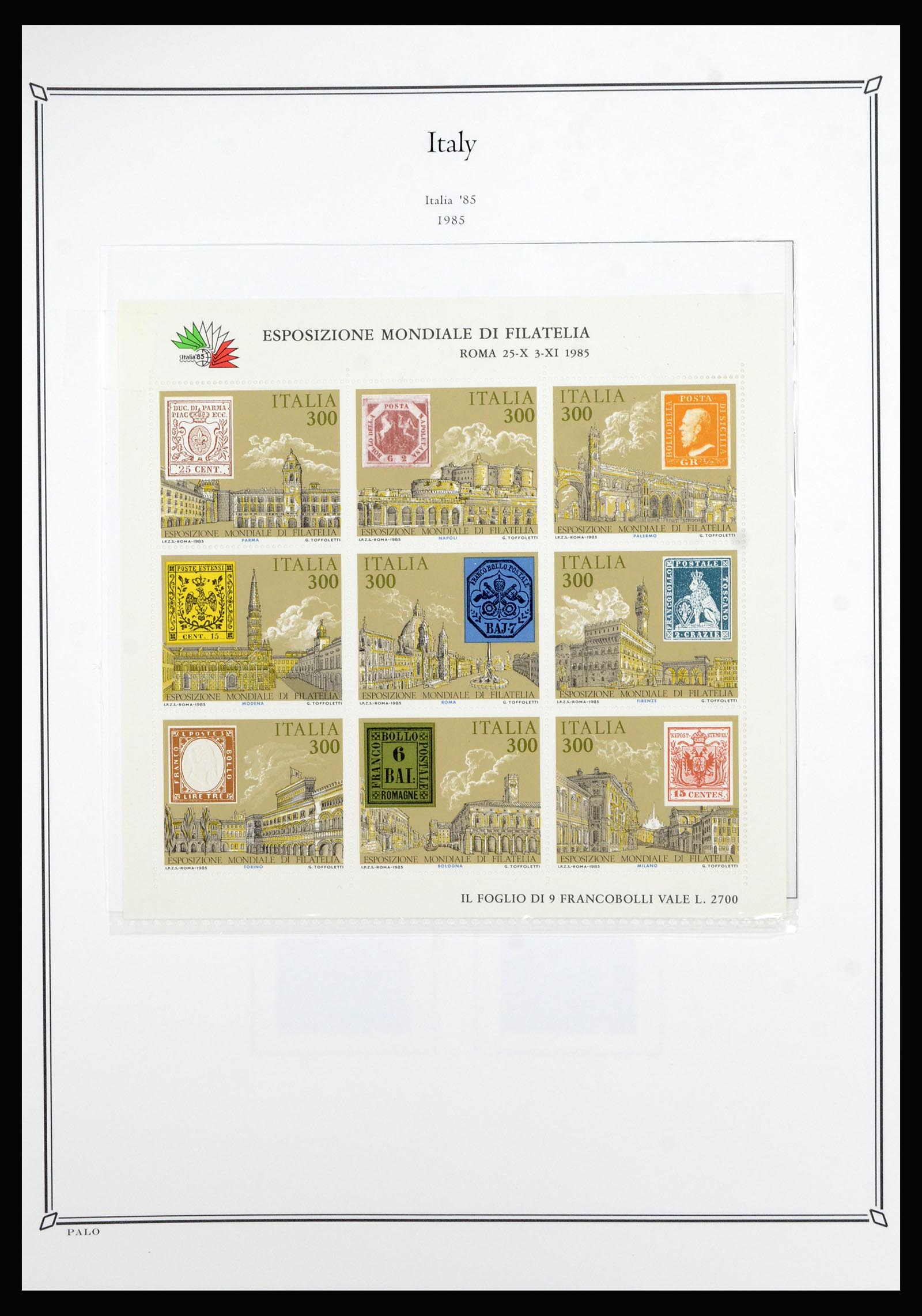 36786 177 - Postzegelverzameling 36786 Italië en Egeïsche eilanden 1860-1990.
