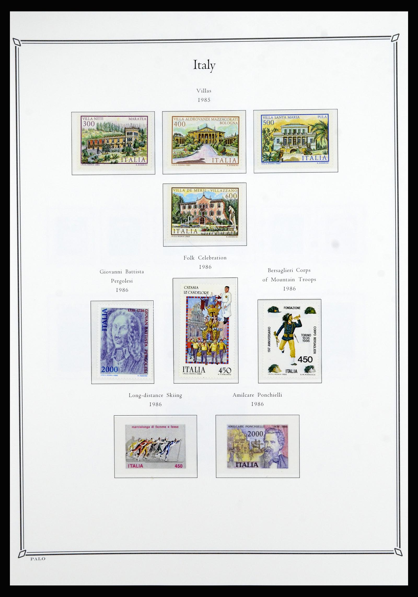 36786 178 - Postzegelverzameling 36786 Italië en Egeïsche eilanden 1860-1990.