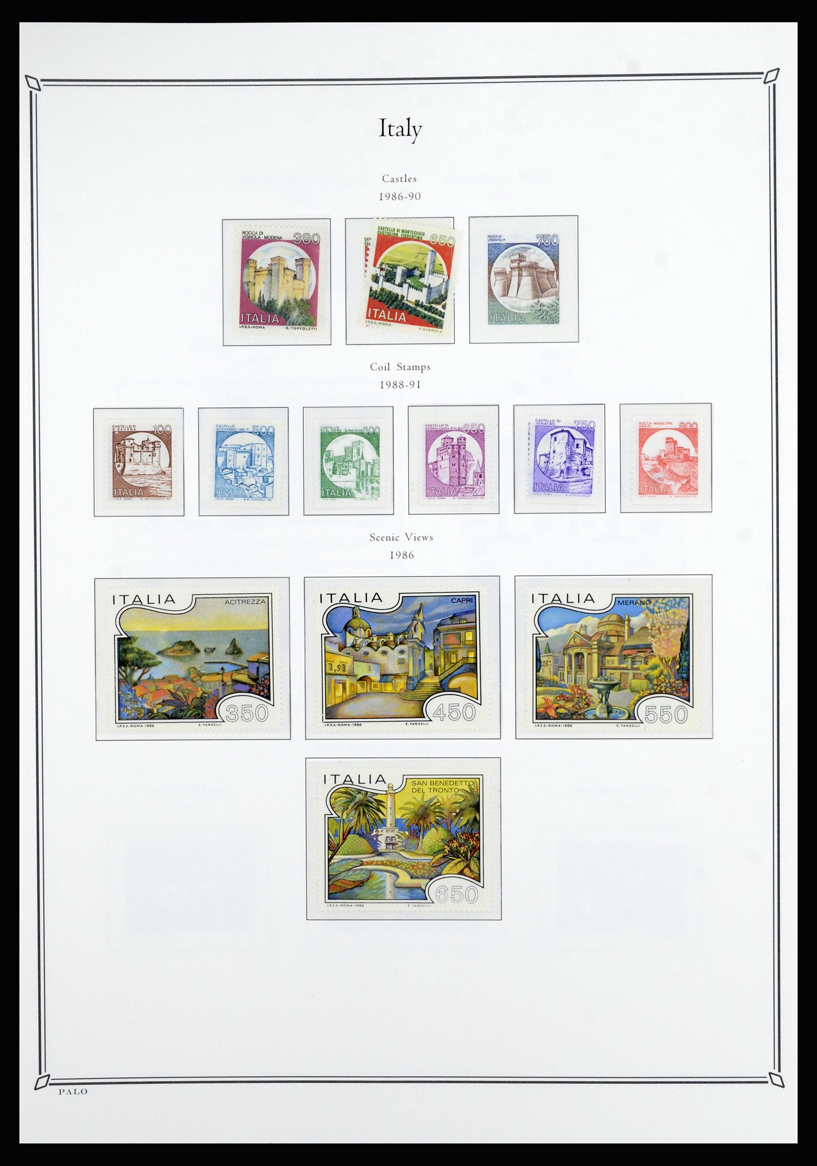 36786 179 - Postzegelverzameling 36786 Italië en Egeïsche eilanden 1860-1990.