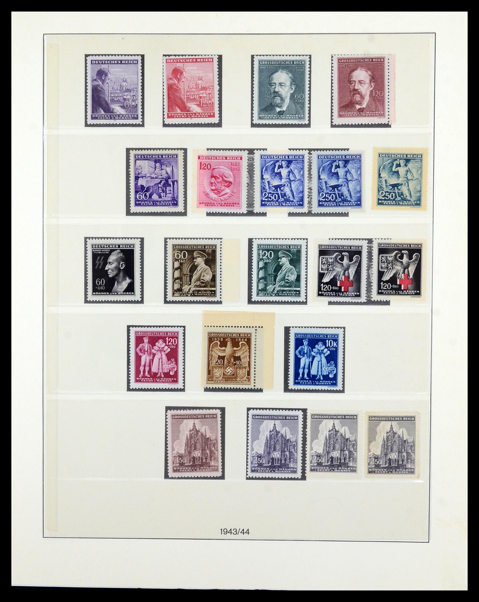 36805 067 - Stamp collection 36805 German occupations WW II 1939-1945.