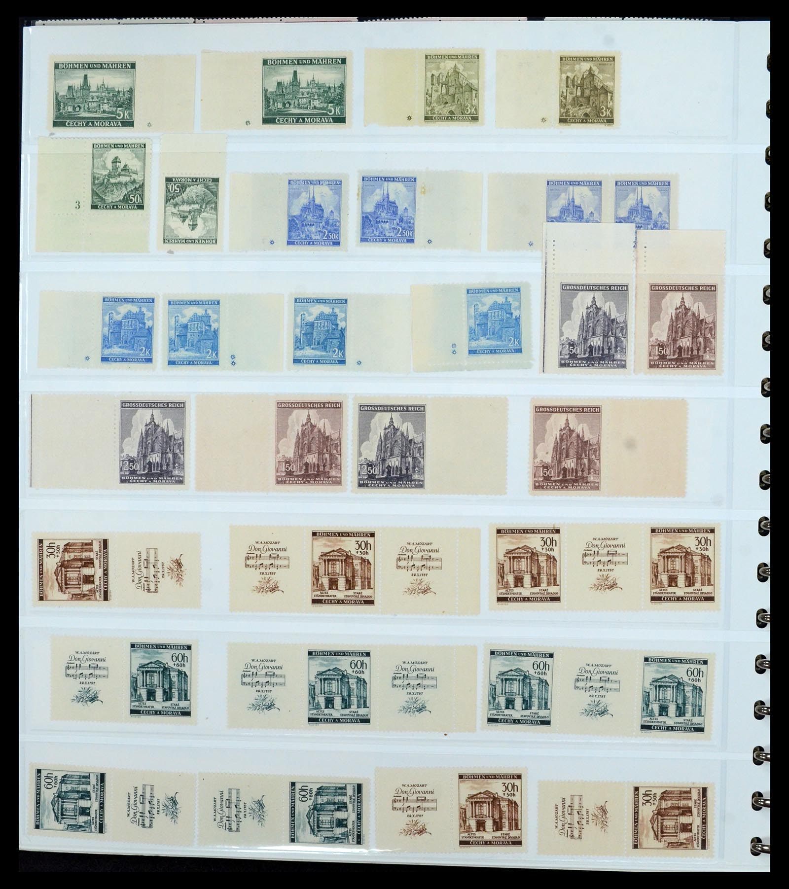 36805 078 - Stamp collection 36805 German occupations WW II 1939-1945.